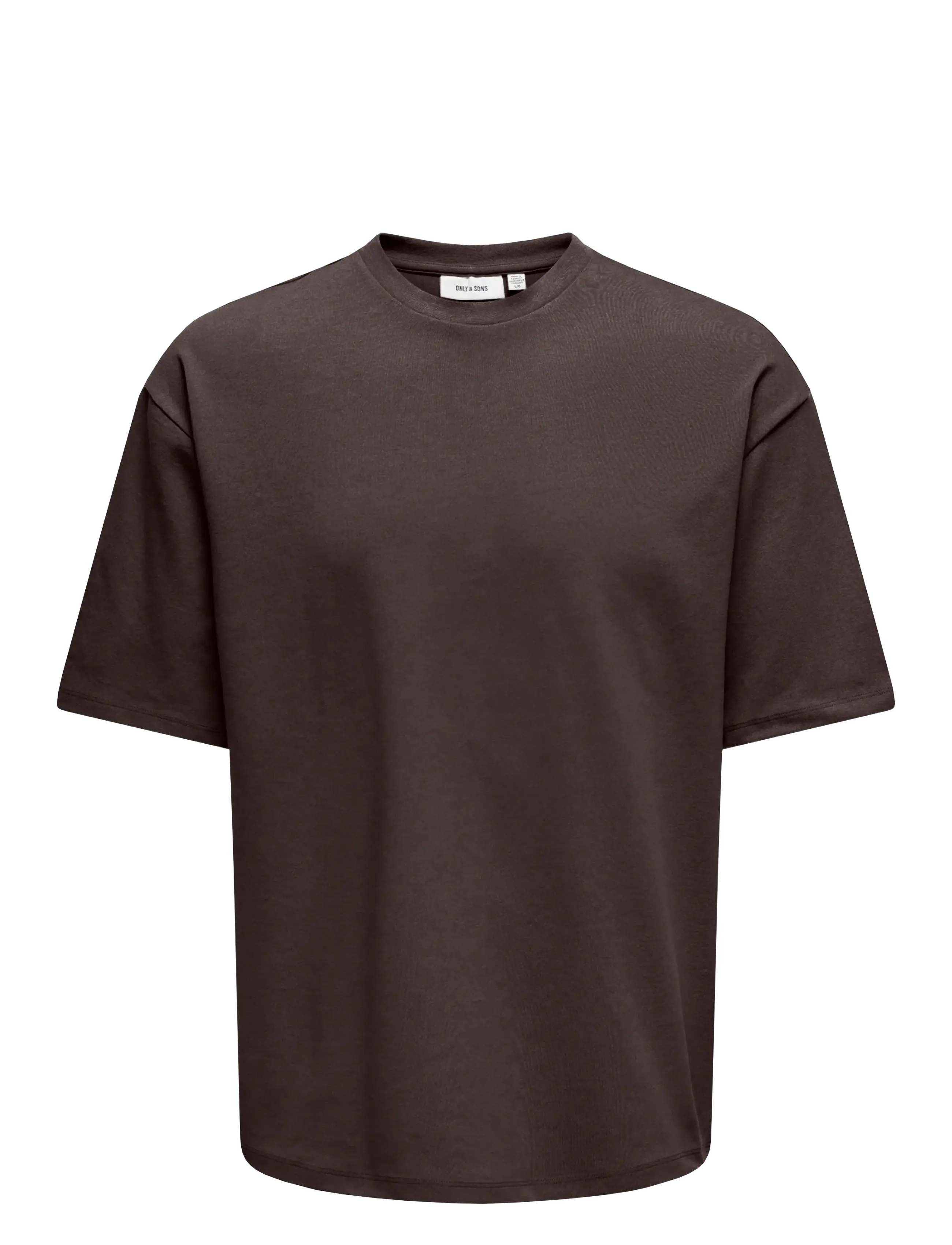 ONLY & SONS ONSCASPIAN AIRFLEX BOXY SS TEE NOOS - ONLY & SONS - MULCH / brown