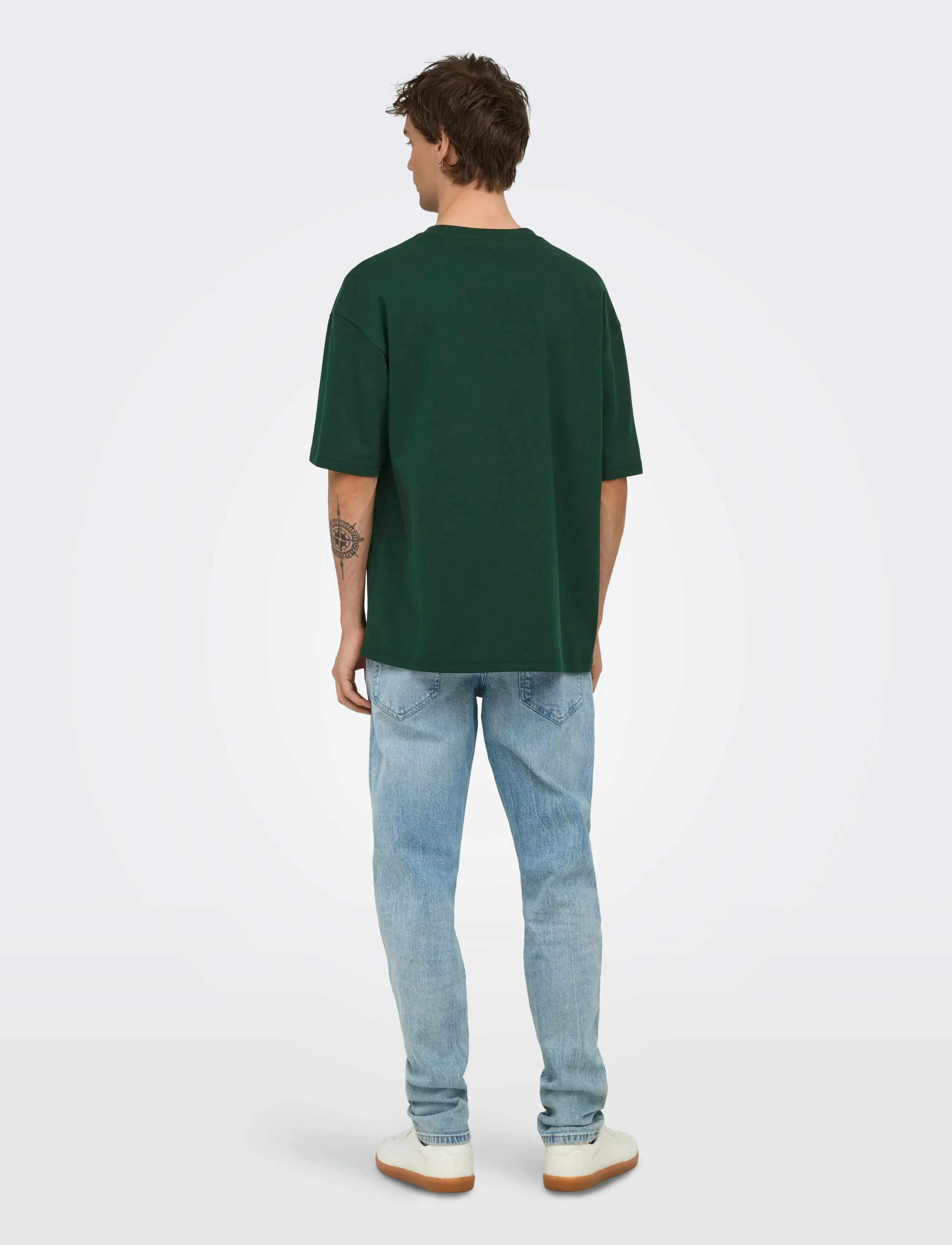 ONLY & SONS - ONSCASPIAN AIRFLEX BOXY SS TEE NOOS - kurzärmelig - pine grove - 3