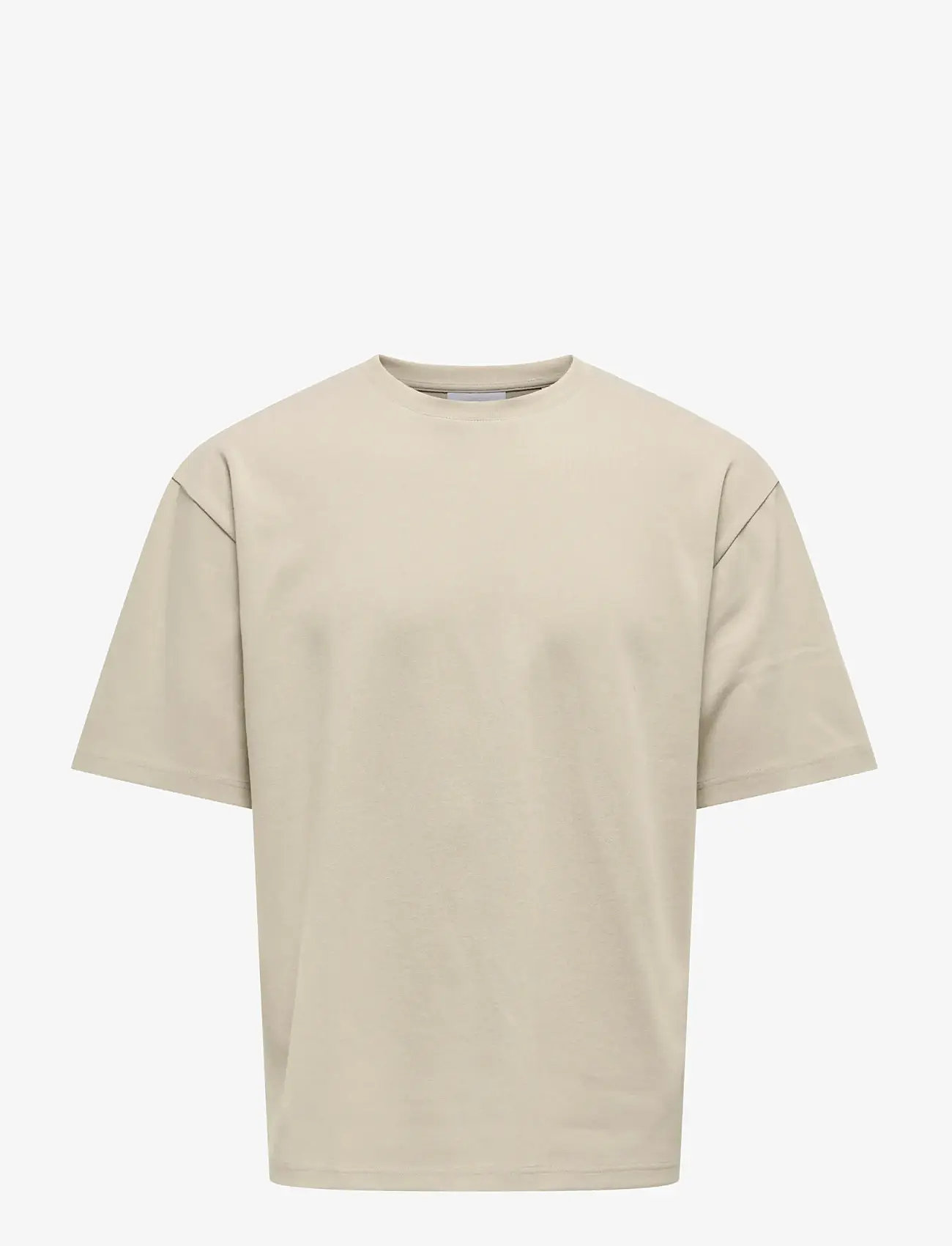 ONLY & SONS - ONSCASPIAN AIRFLEX BOXY SS TEE NOOS - lühikeste varrukatega t-särgid - silver lining - 1