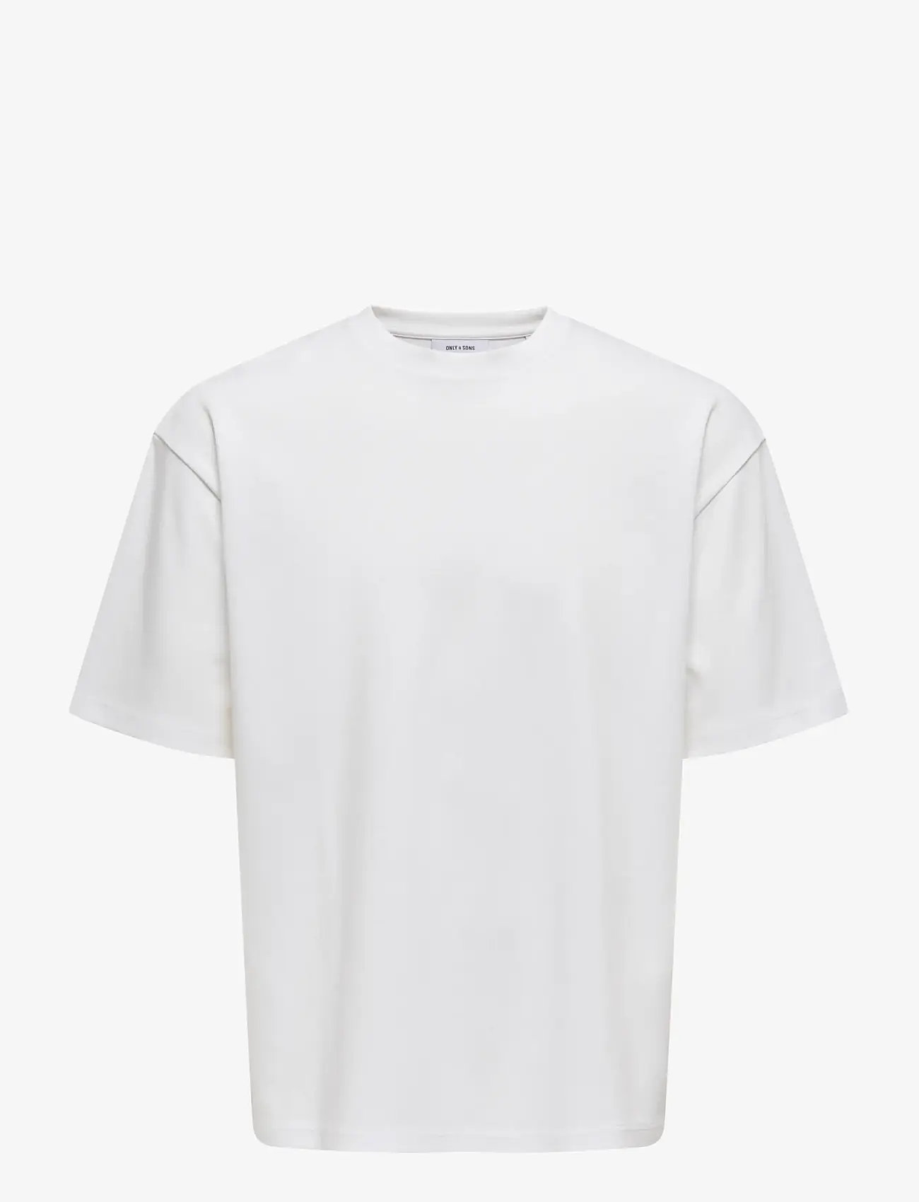 ONLY & SONS - ONSCASPIAN AIRFLEX BOXY SS TEE NOOS - short-sleeved t-shirts - white - 1