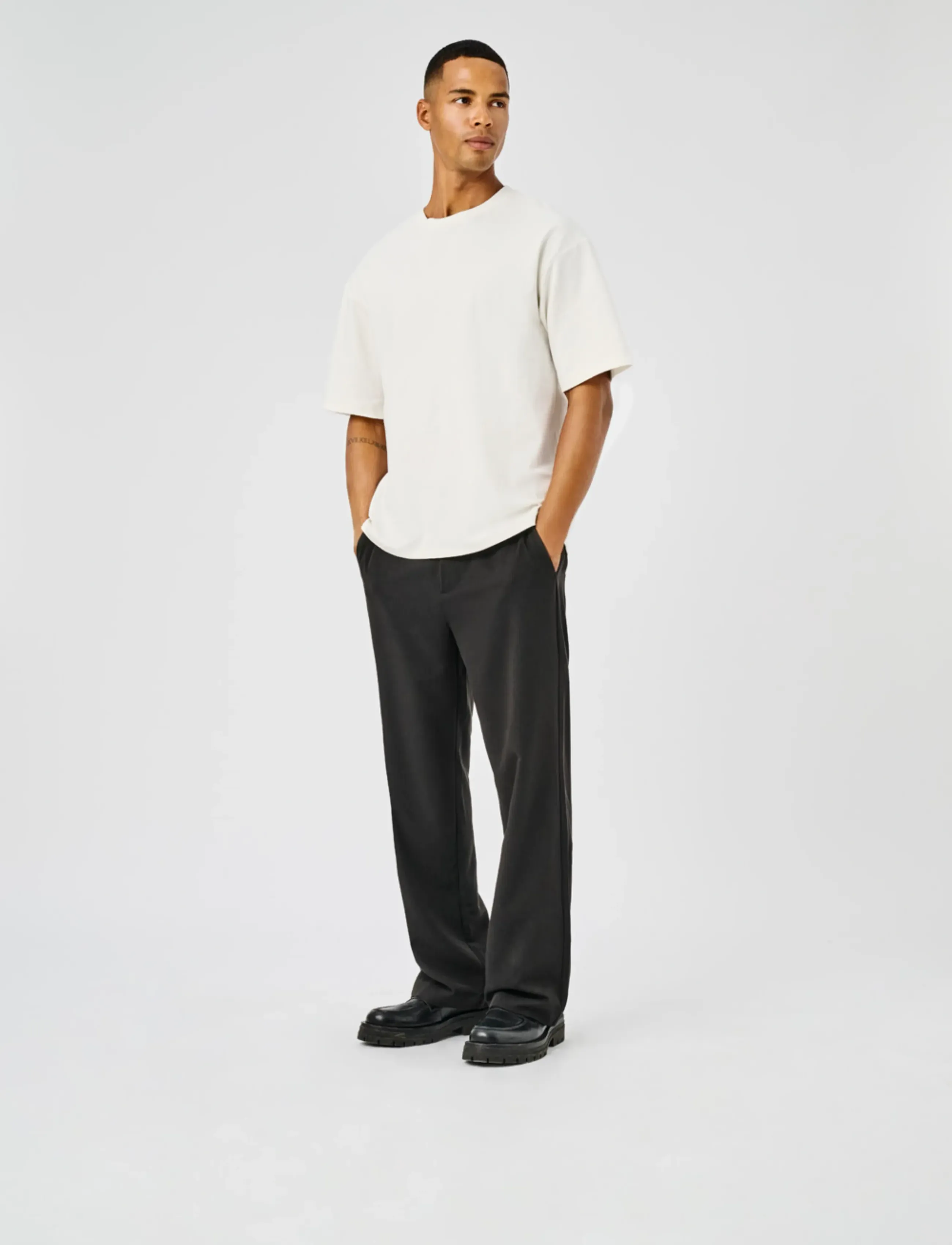 ONLY & SONS Onscaspian Airflex Boxy Ss Tee Noos, Mænd, Boxy T-Shirt, Hvid, Str: L
