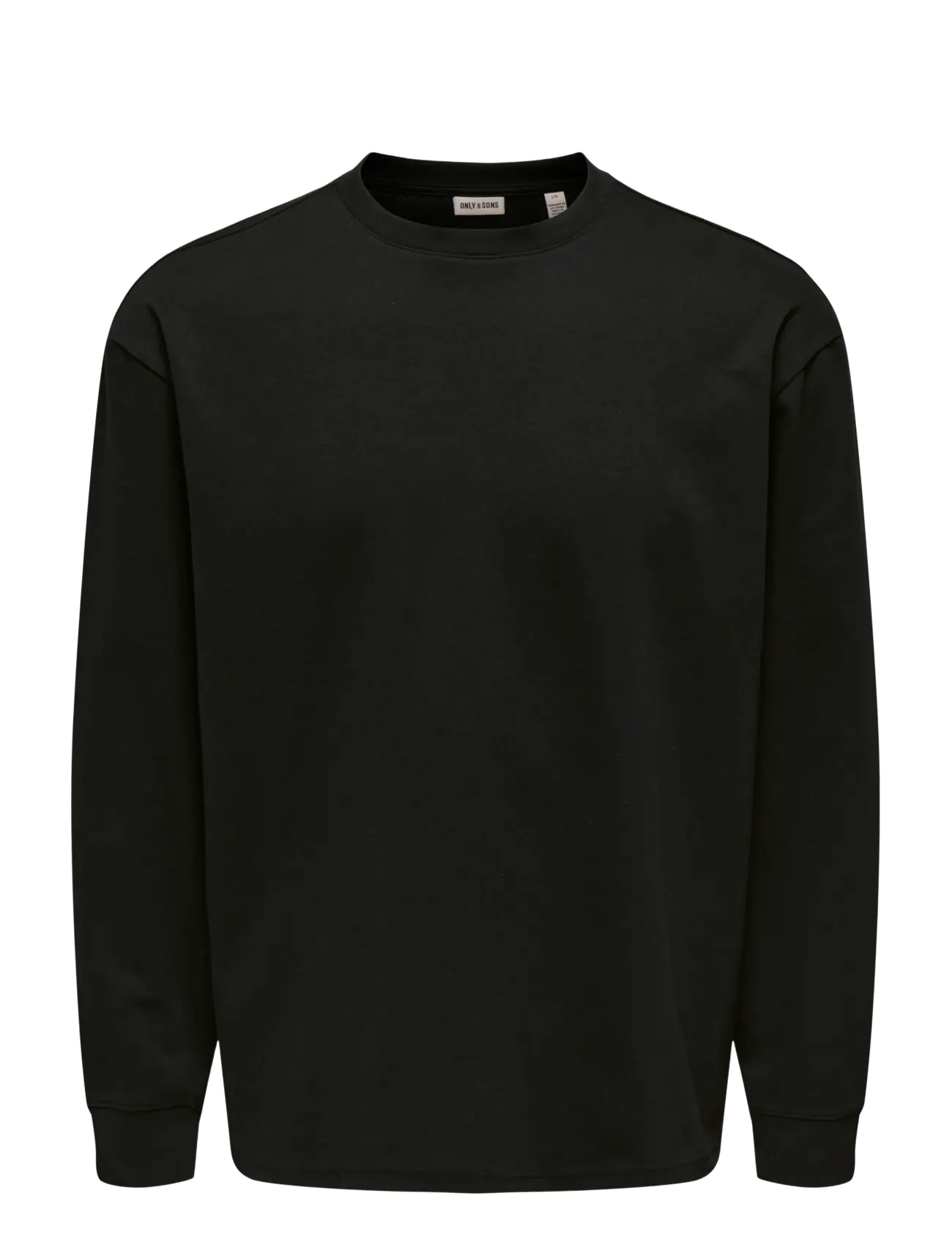 ONLY & SONS - ONSCASPIAN AIRFLEX RLX LS TEE NOOS - black - 1