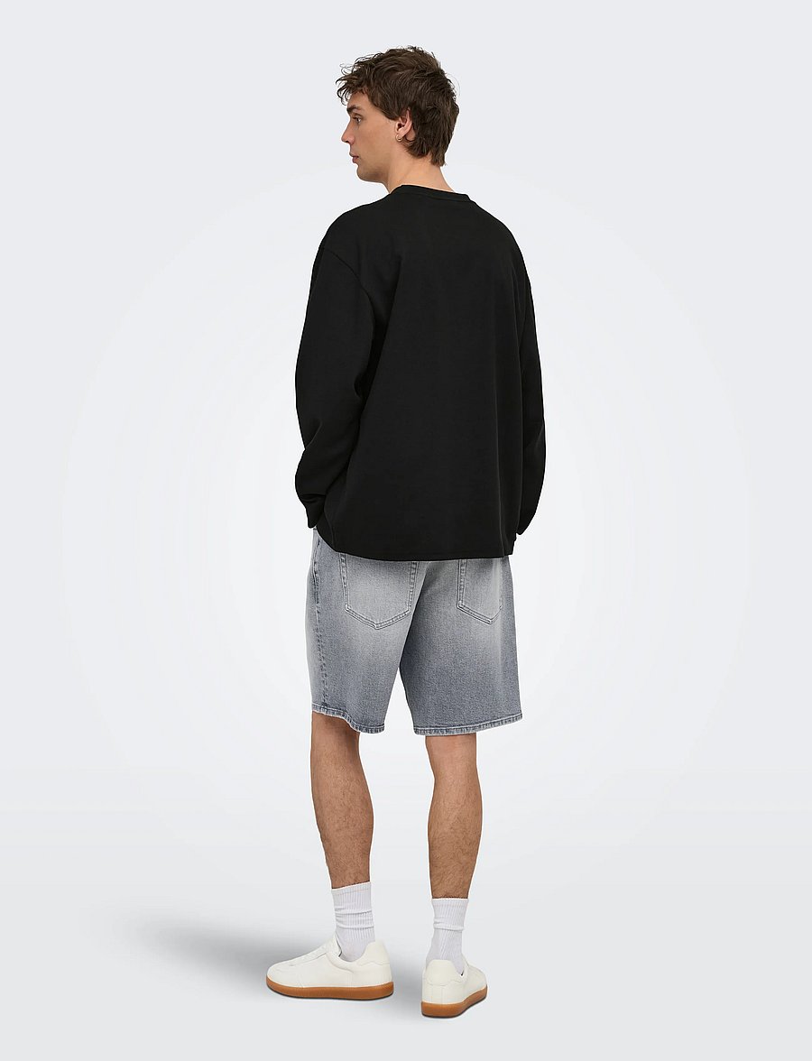 ONLY & SONS - ONSCASPIAN AIRFLEX RLX LS TEE NOOS - black - 3