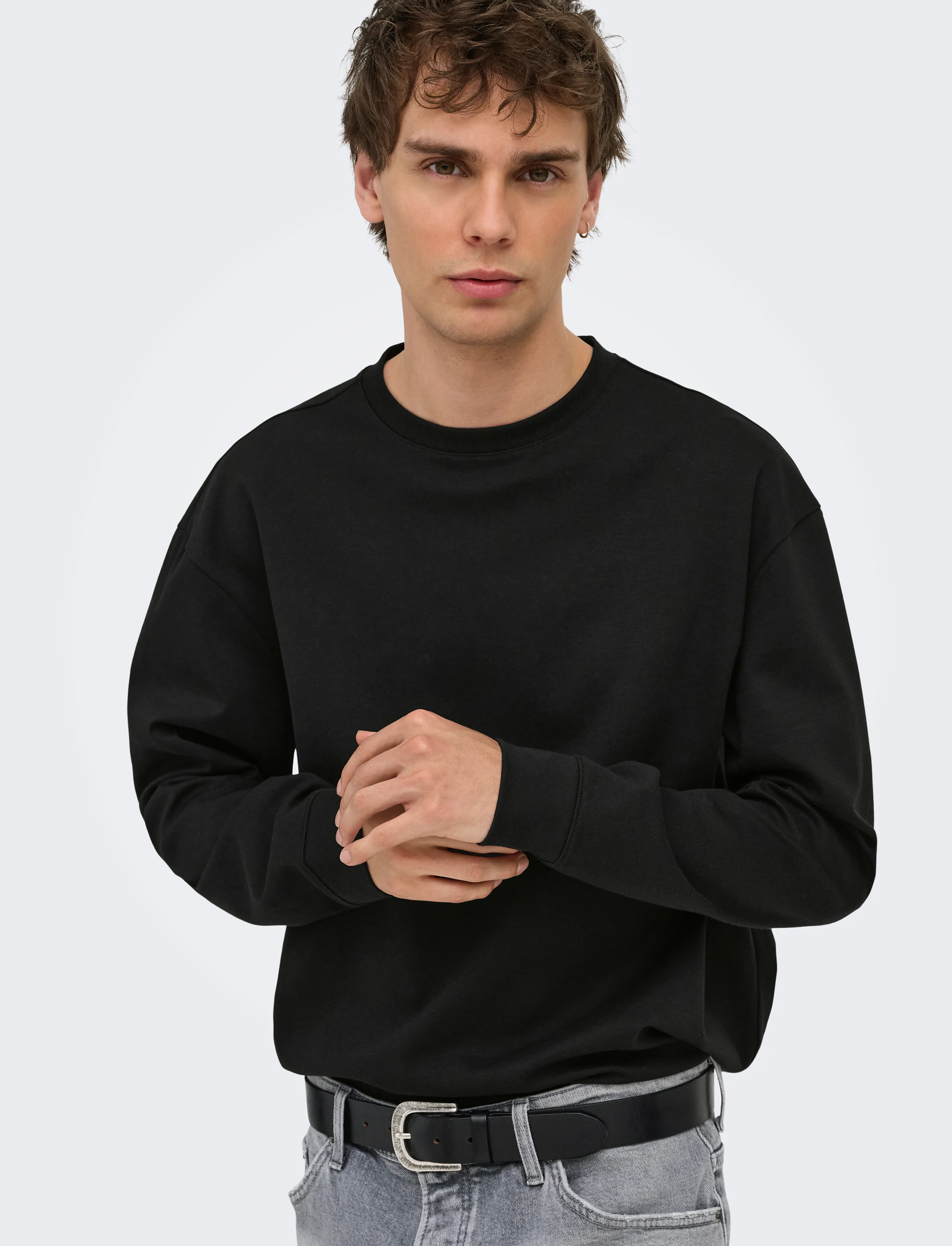 ONLY & SONS Onscaspian Airflex Rlx Ls Tee Noos långärmade t-shirts herr – bild 6
