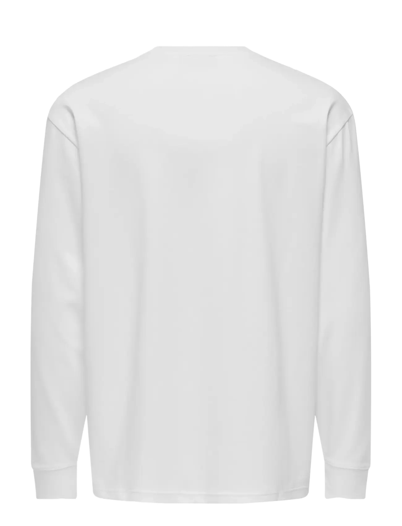 ONLY & SONS - ONSCASPIAN AIRFLEX RLX LS TEE NOOS - white - 2