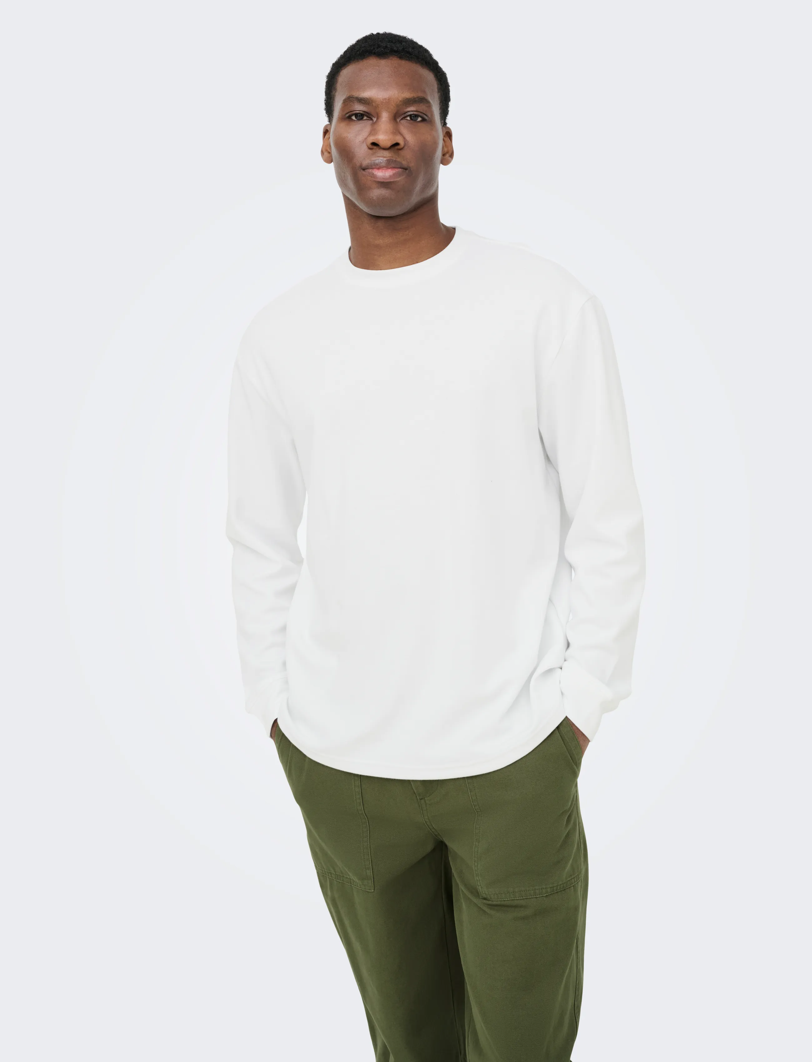 ONLY & SONS Onscaspian Airflex Rlx Ls Tee Noos långärmade t-shirts herr – bild 6