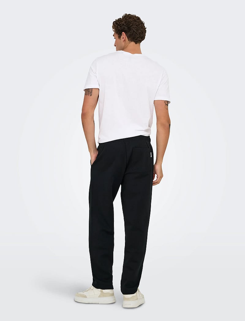 ONLY & SONS - ONSCONNOR RLX PANTS SWEAT NOOS - kollektsioonid - black - 3