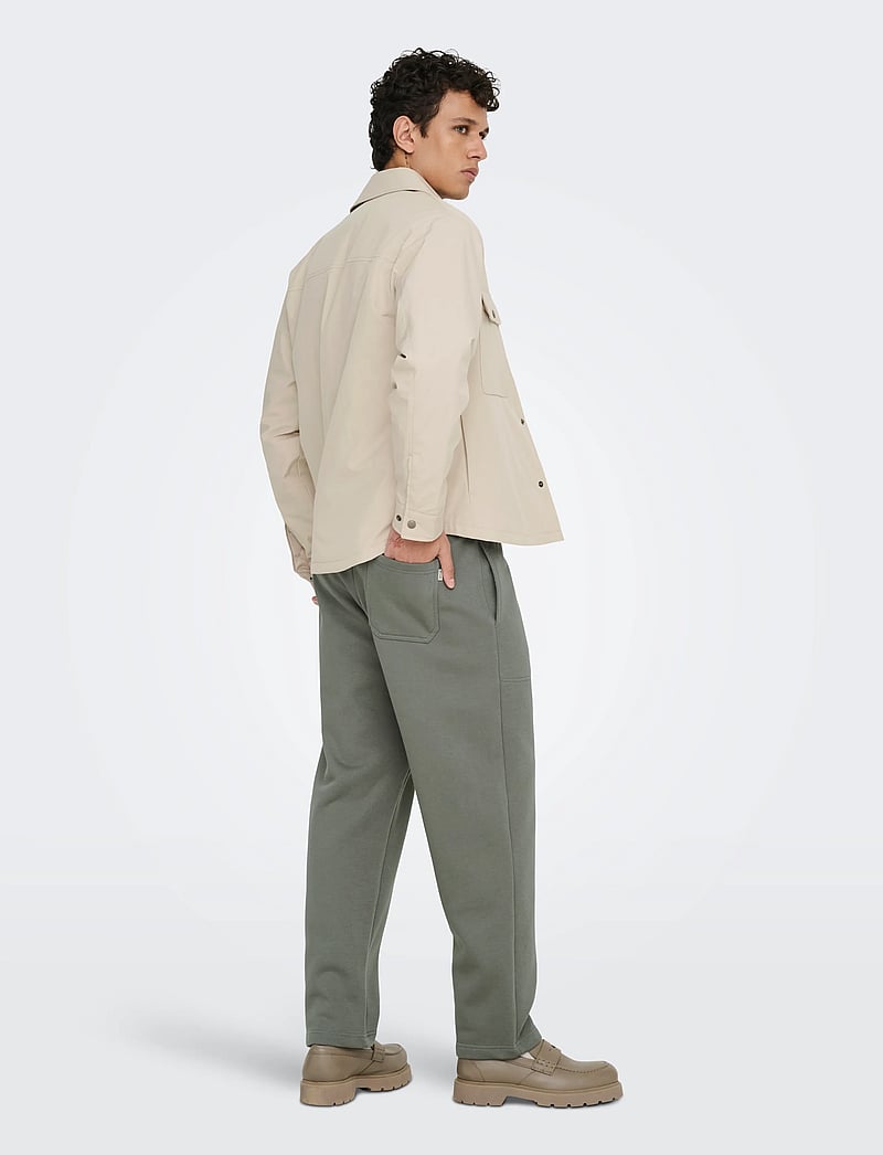 ONLY & SONS - ONSCONNOR LIFE RLX PANTS SWEAT NOOS - kollektioner - castor gray - 3