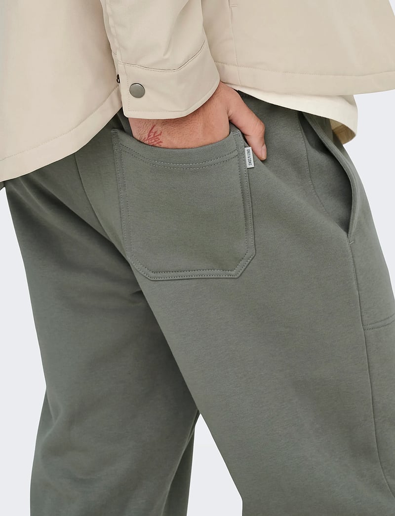 ONLY & SONS - ONSCONNOR LIFE RLX PANTS SWEAT NOOS - kollektioner - castor gray - 5