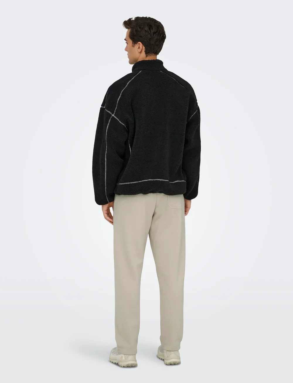 ONLY & SONS - ONSCONNOR LIFE RLX PANTS SWEAT NOOS - kollektioner - silver lining - 3