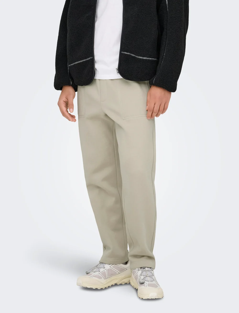 ONLY & SONS - ONSCONNOR LIFE RLX PANTS SWEAT NOOS - kollektioner - silver lining - 5
