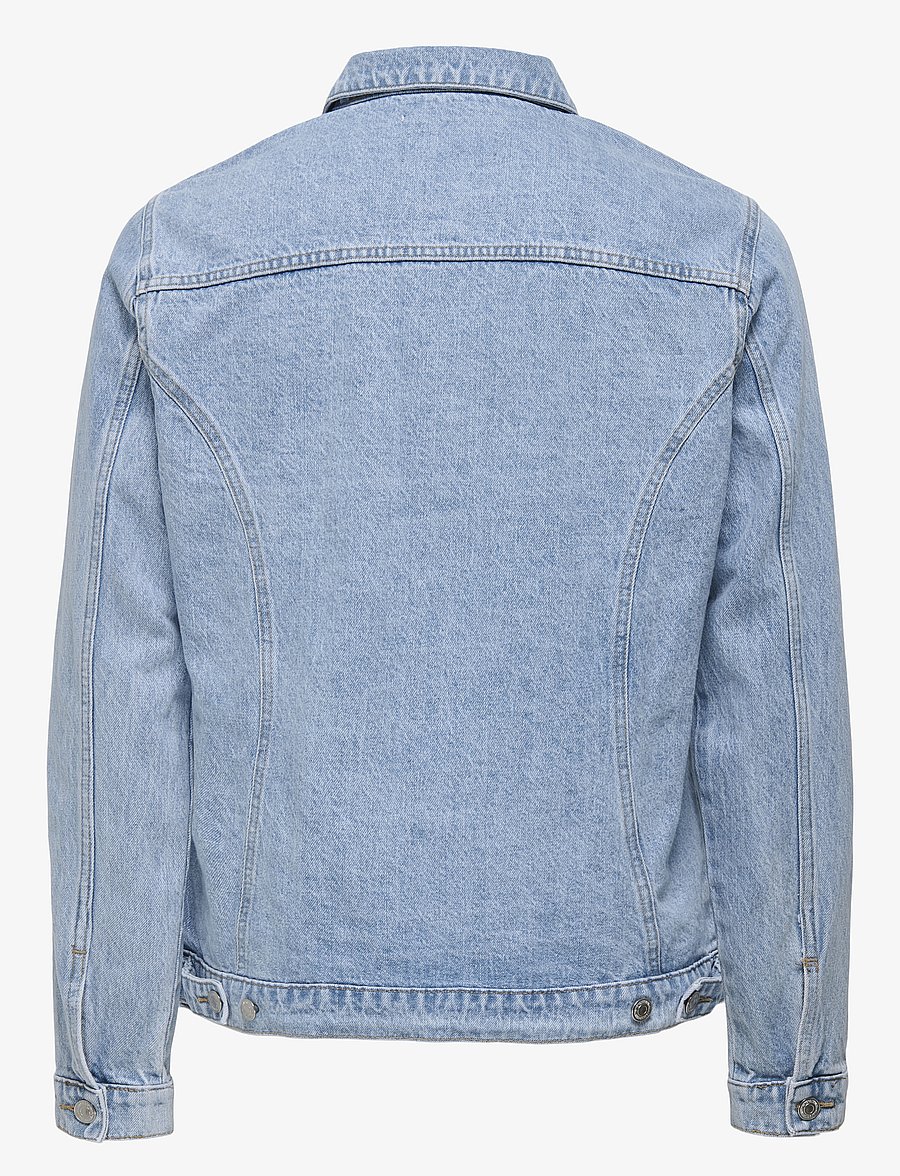 ONLY & SONS - ONSDUKE LB 2035 AZG DNM JACKET - vestes en jean non doublées - light blue denim - 2