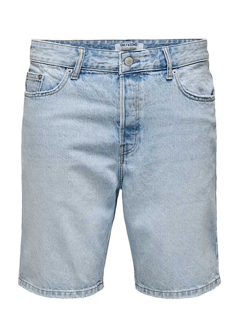 ONLY & SONS - ONSEDGE LB 2041 TAI DNM SHORTS NOOS - jeans shorts - light blue denim - 1