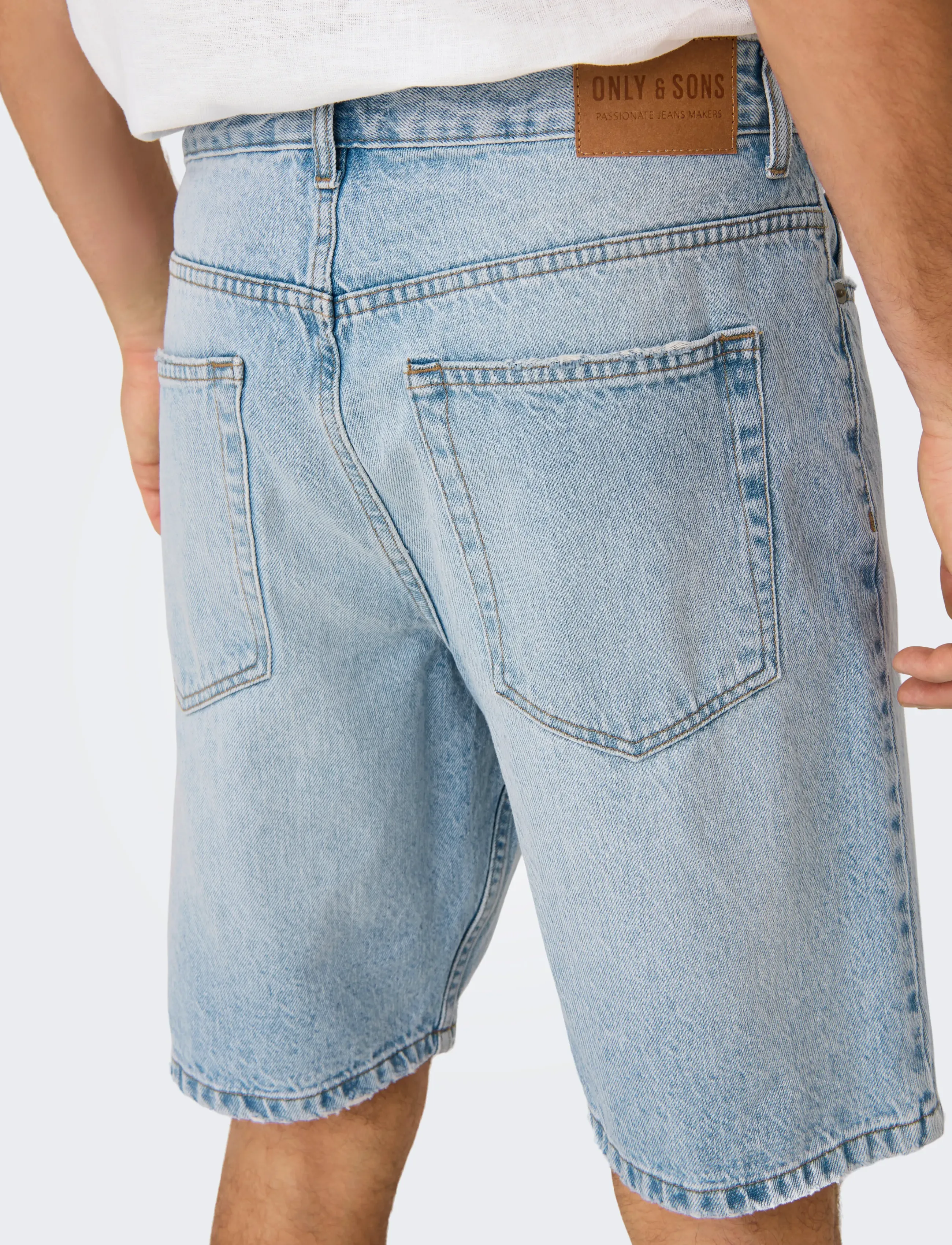 ONLY & SONS Onsedge Lb 2041 Tai Dnm Shorts Noos herr – bild 5