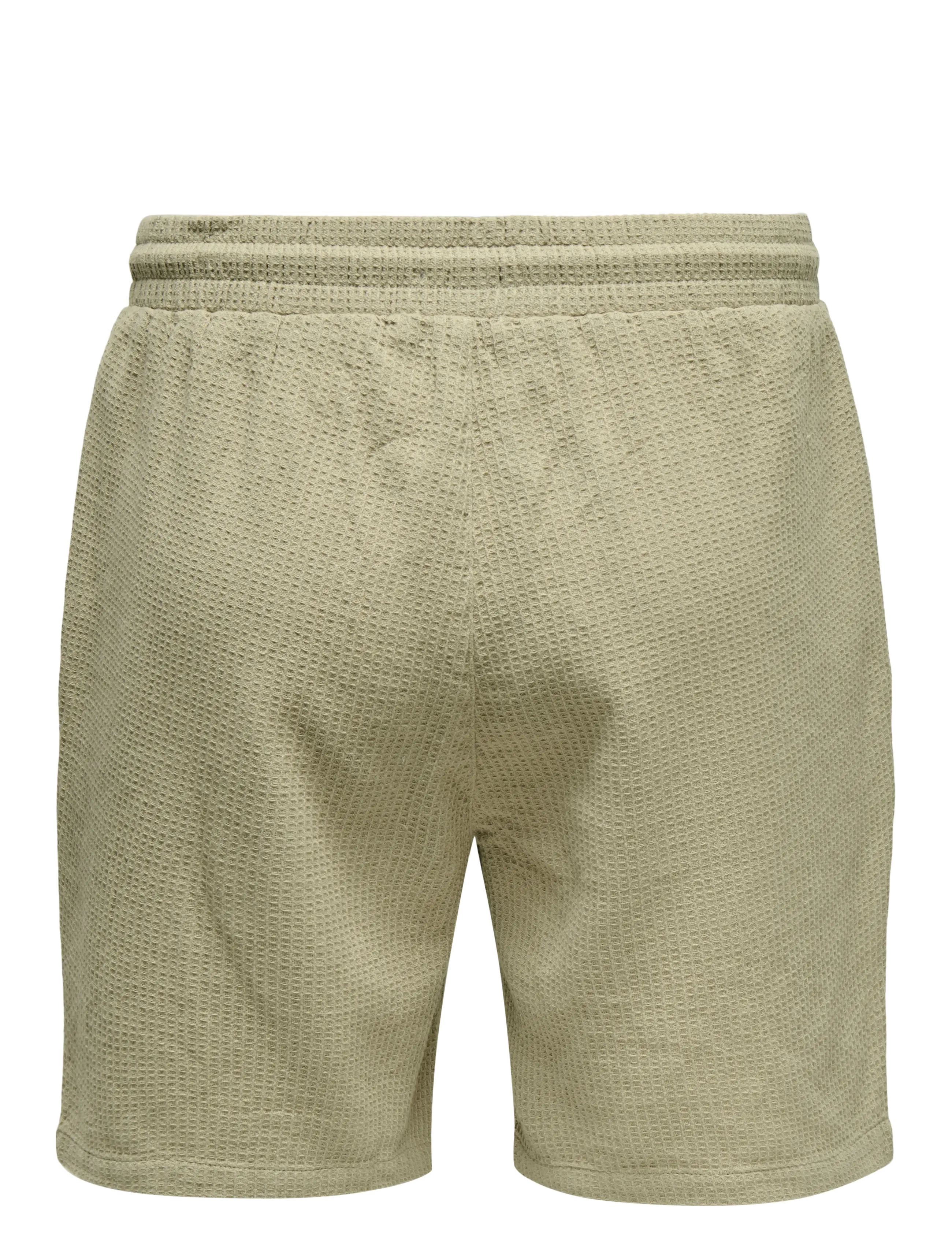 ONLY & SONS - ONSBERTIL WAFFLE SHORTS - die niedrigsten preise - twill - 2