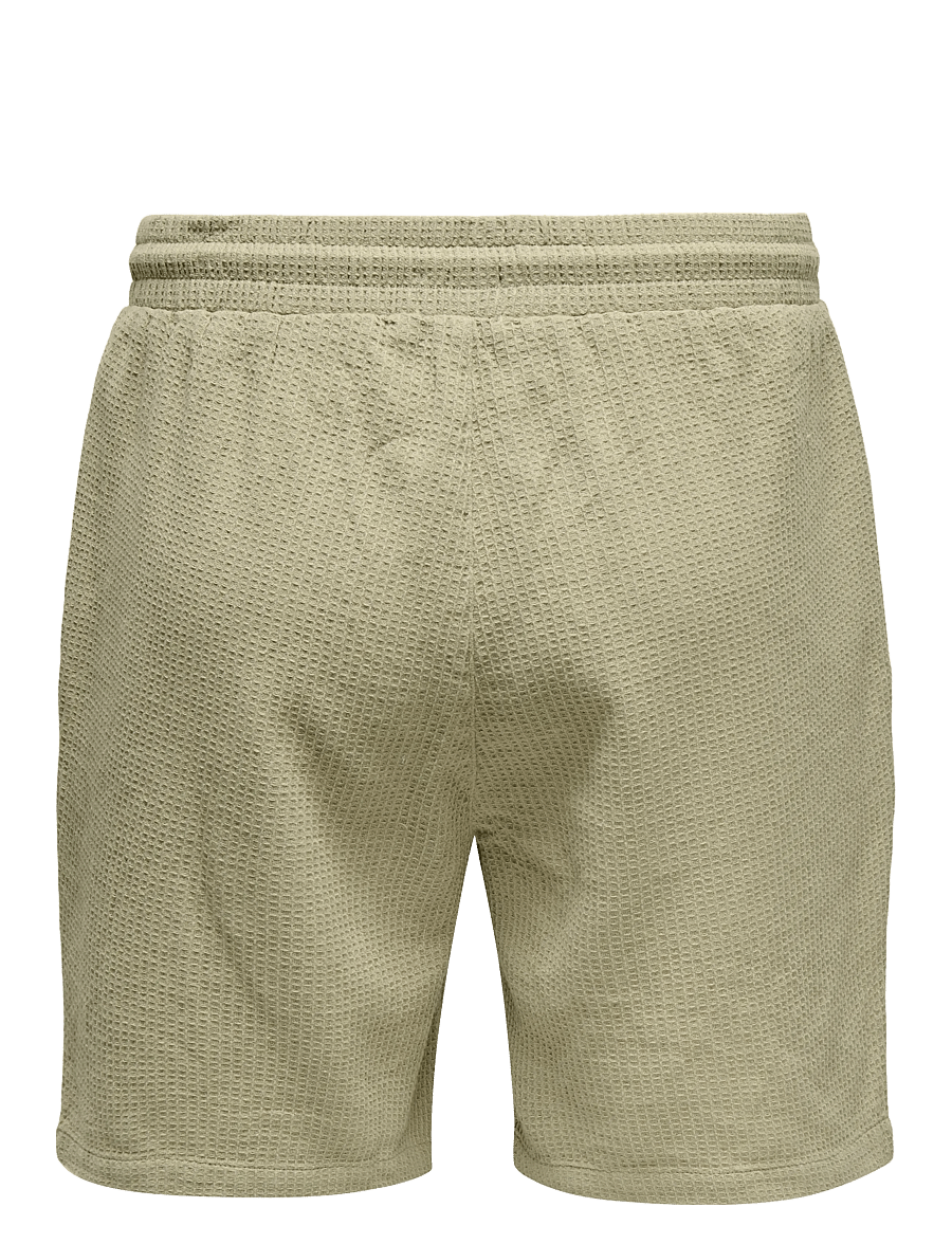 ONLY & SONS - ONSBERTIL WAFFLE SHORTS - vabaaja lühikesed püksid - twill - 2