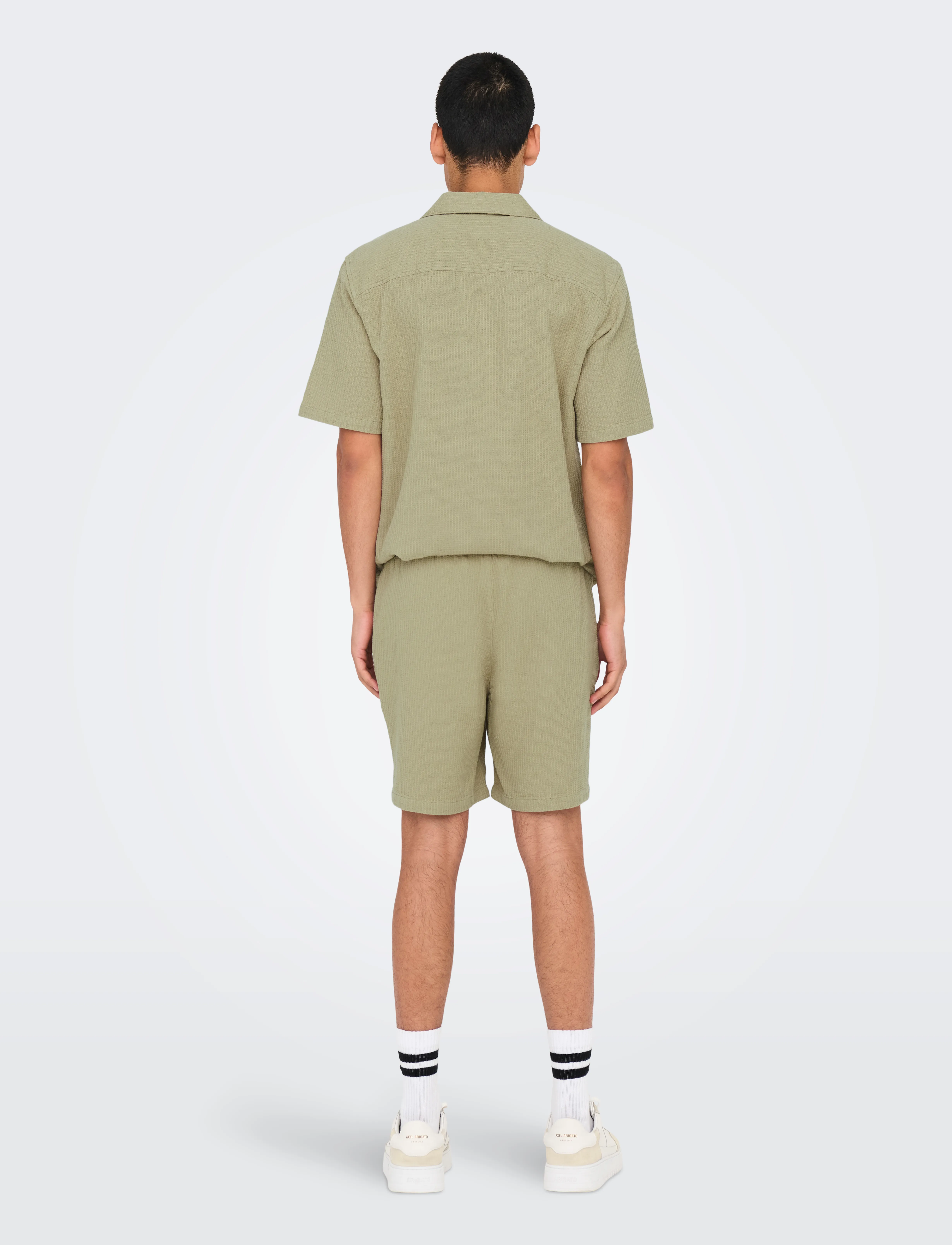 ONLY & SONS - ONSBERTIL WAFFLE SHORTS - die niedrigsten preise - twill - 3
