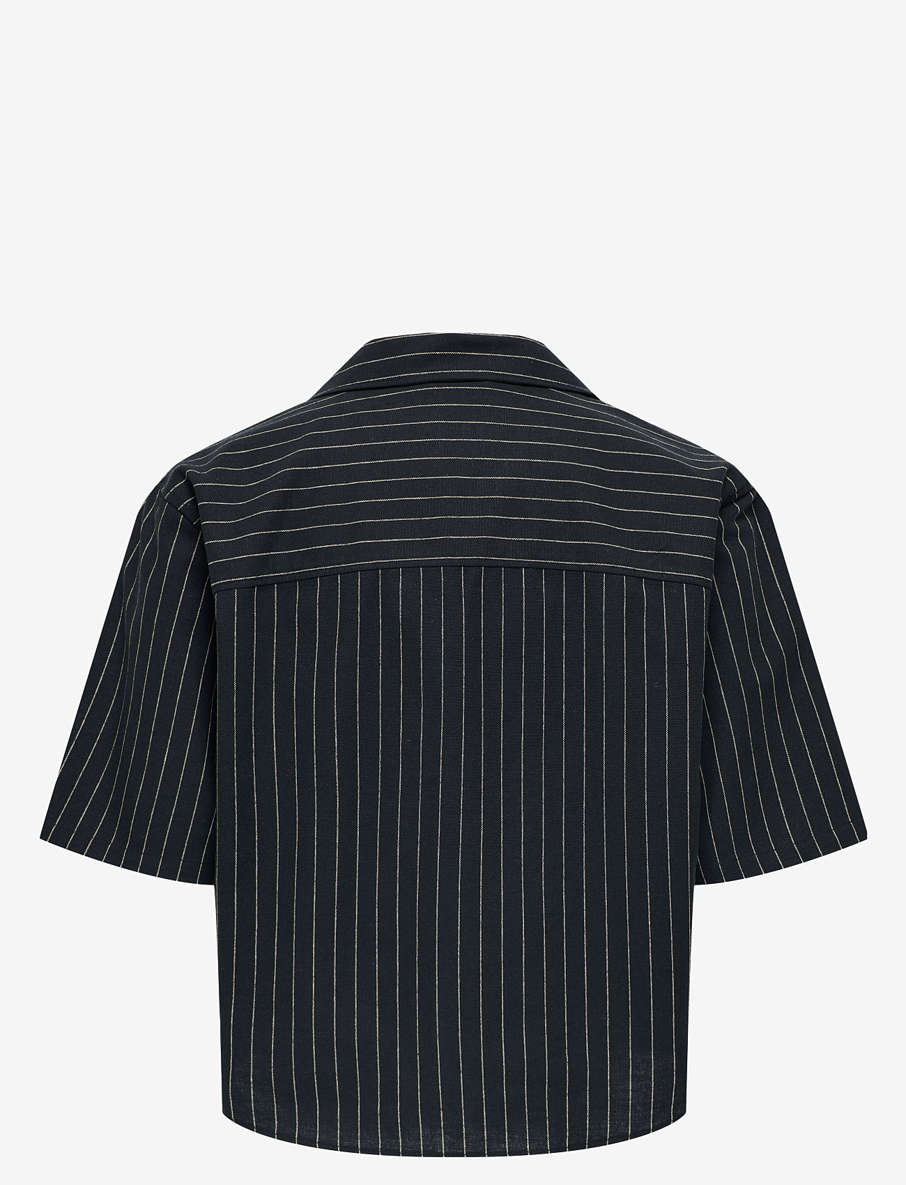 ONLY & SONS - ONSEMILO RLX SS LINEN RESORT SHIRT 0256 - leinenhemden - black - 1