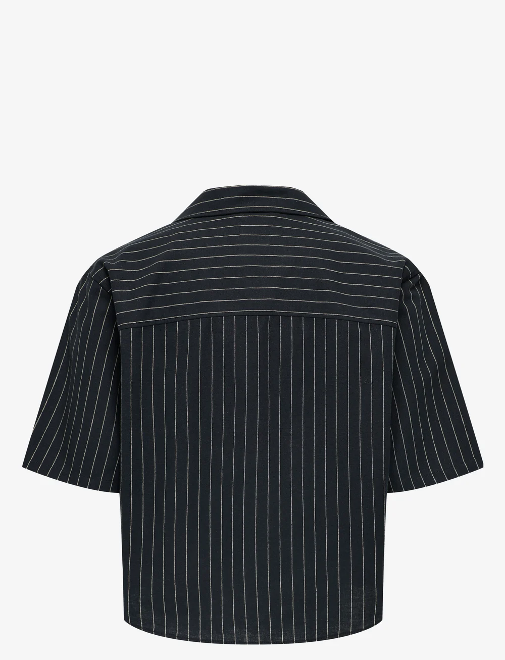 ONLY & SONS - ONSEMILO RLX SS LINEN RESORT SHIRT 0256 - hørskjorter - black - 1