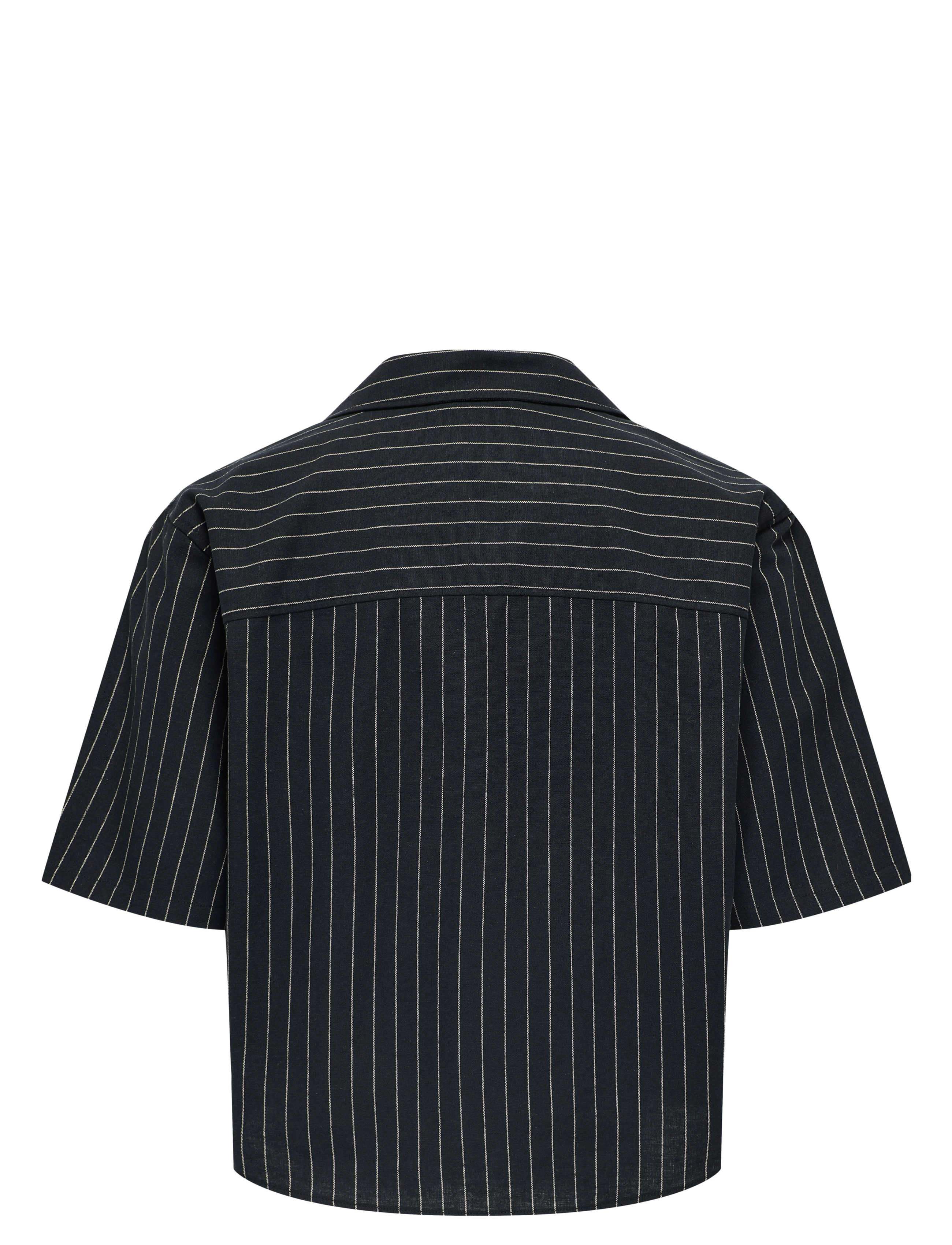 ONLY & SONS - ONSEMILO RLX SS LINEN RESORT SHIRT 0256 - linneskjortor - black - 1