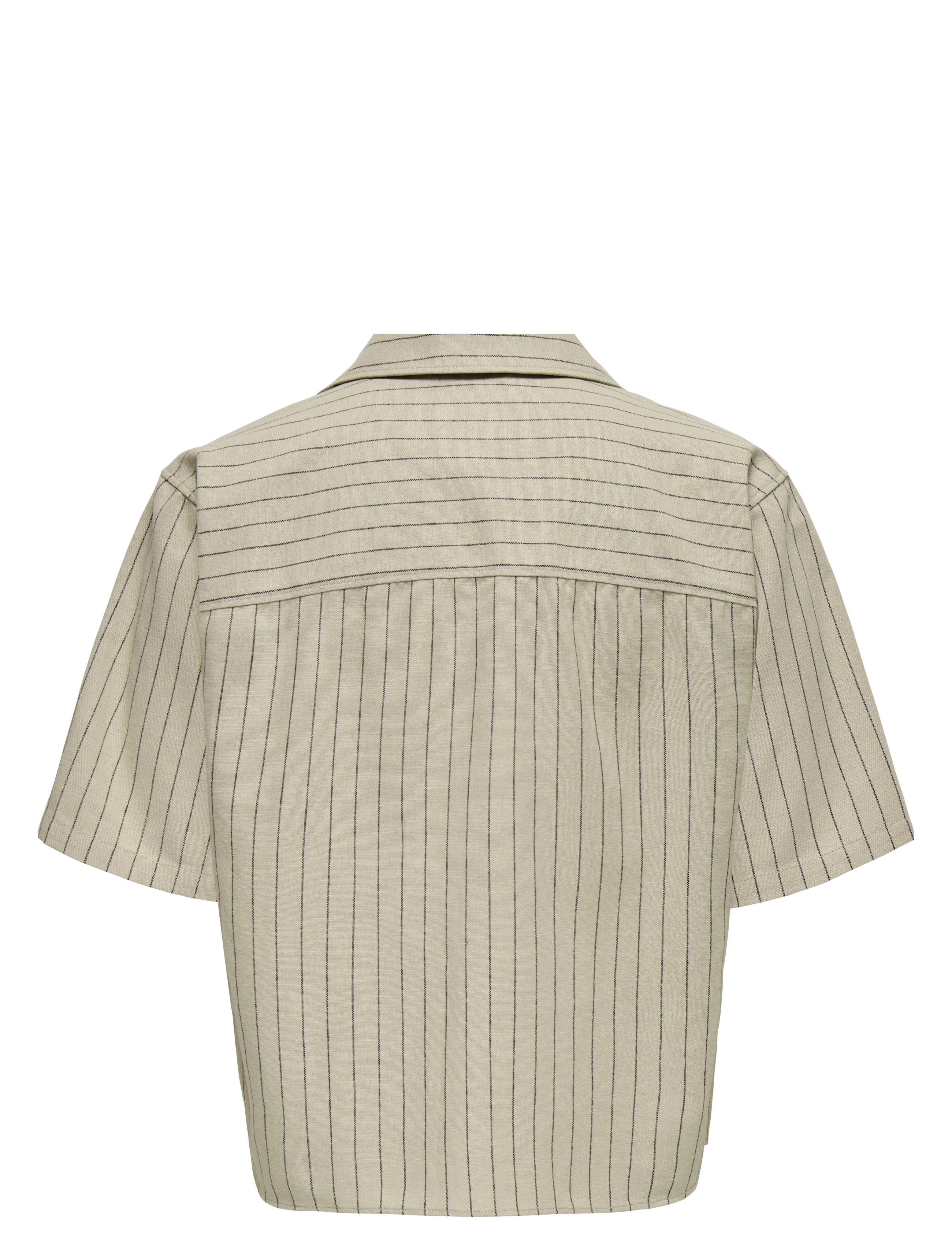 ONLY & SONS - ONSEMILO RLX SS LINEN RESORT SHIRT 0256 - hørskjorter - silver lining - 1