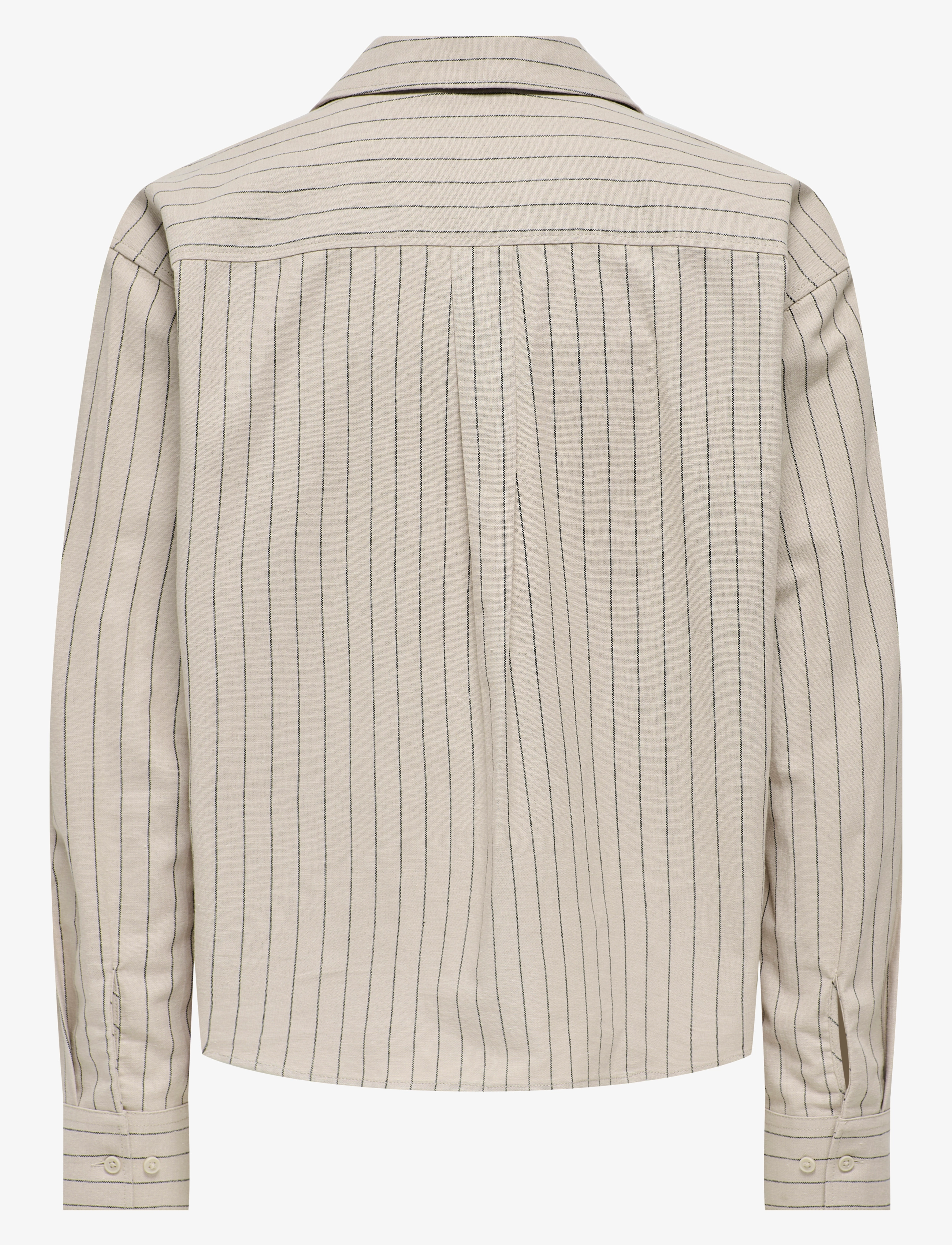 ONLY & SONS - ONSEMILO CASUAL LINEN LS SHIRT 0256 - strīpaini krekli - silver lining - 1