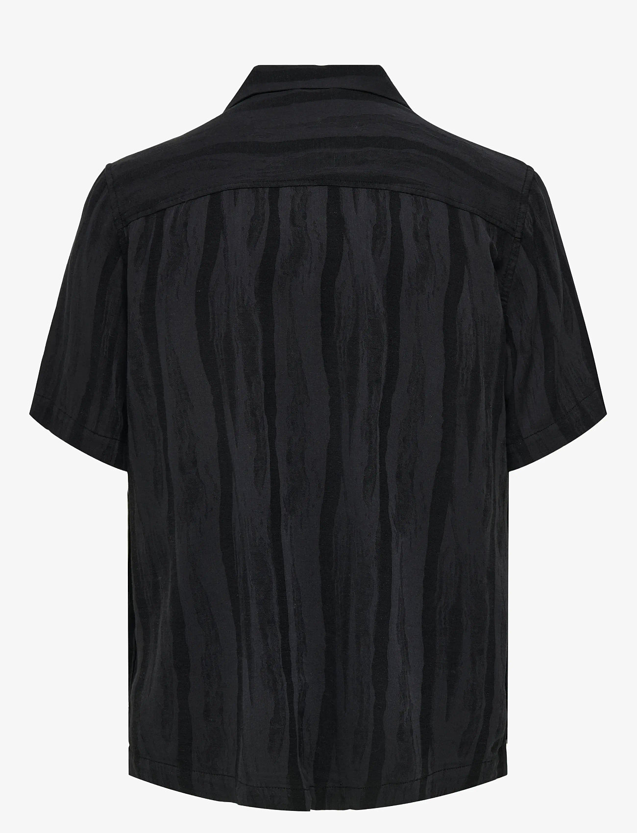 ONLY & SONS - ONSROBERT SS RESORT LINEN SHIRT 0253 - linneskjortor - black - 1