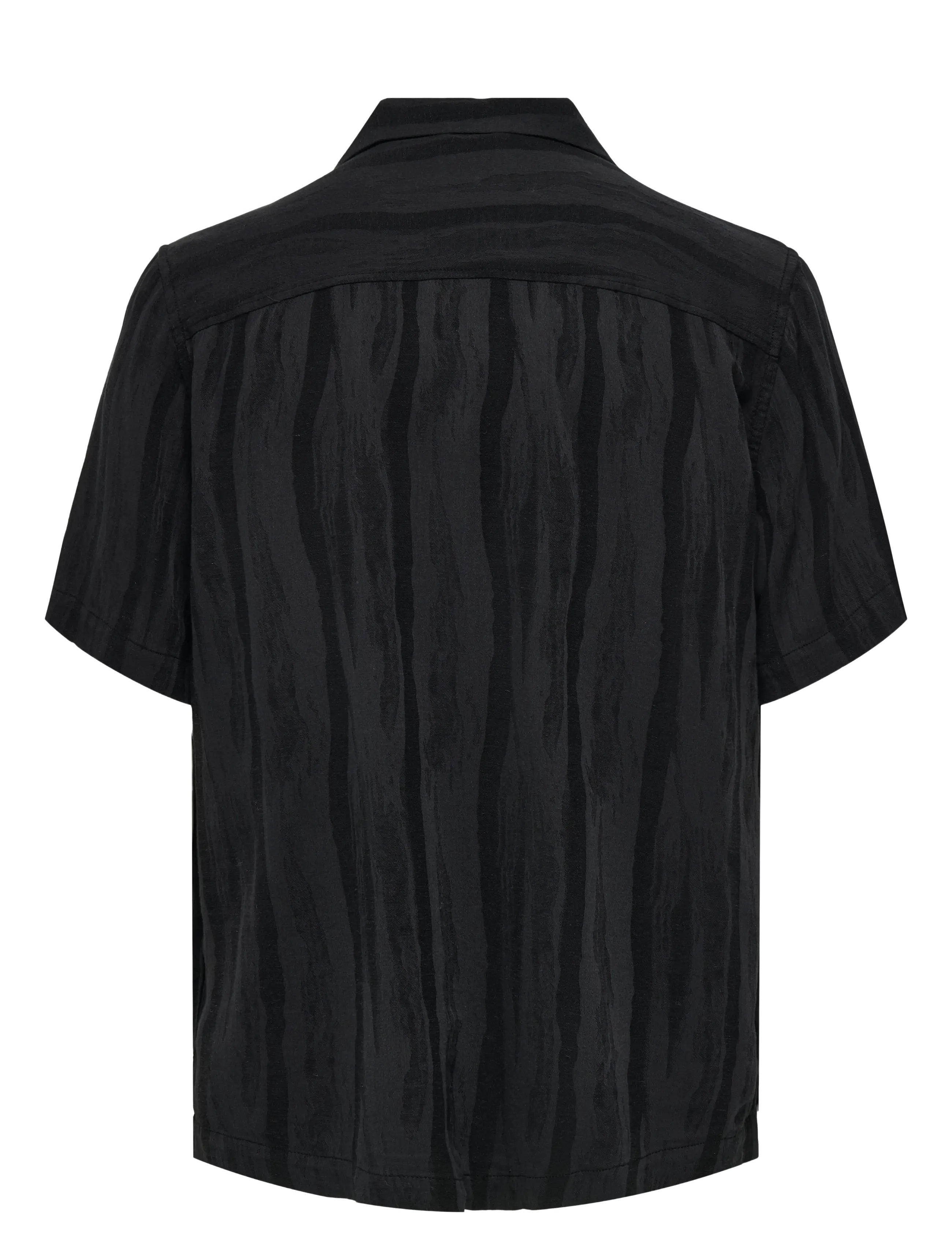 ONLY & SONS - ONSROBERT SS RESORT LINEN SHIRT 0253 - linased särgid - black - 1