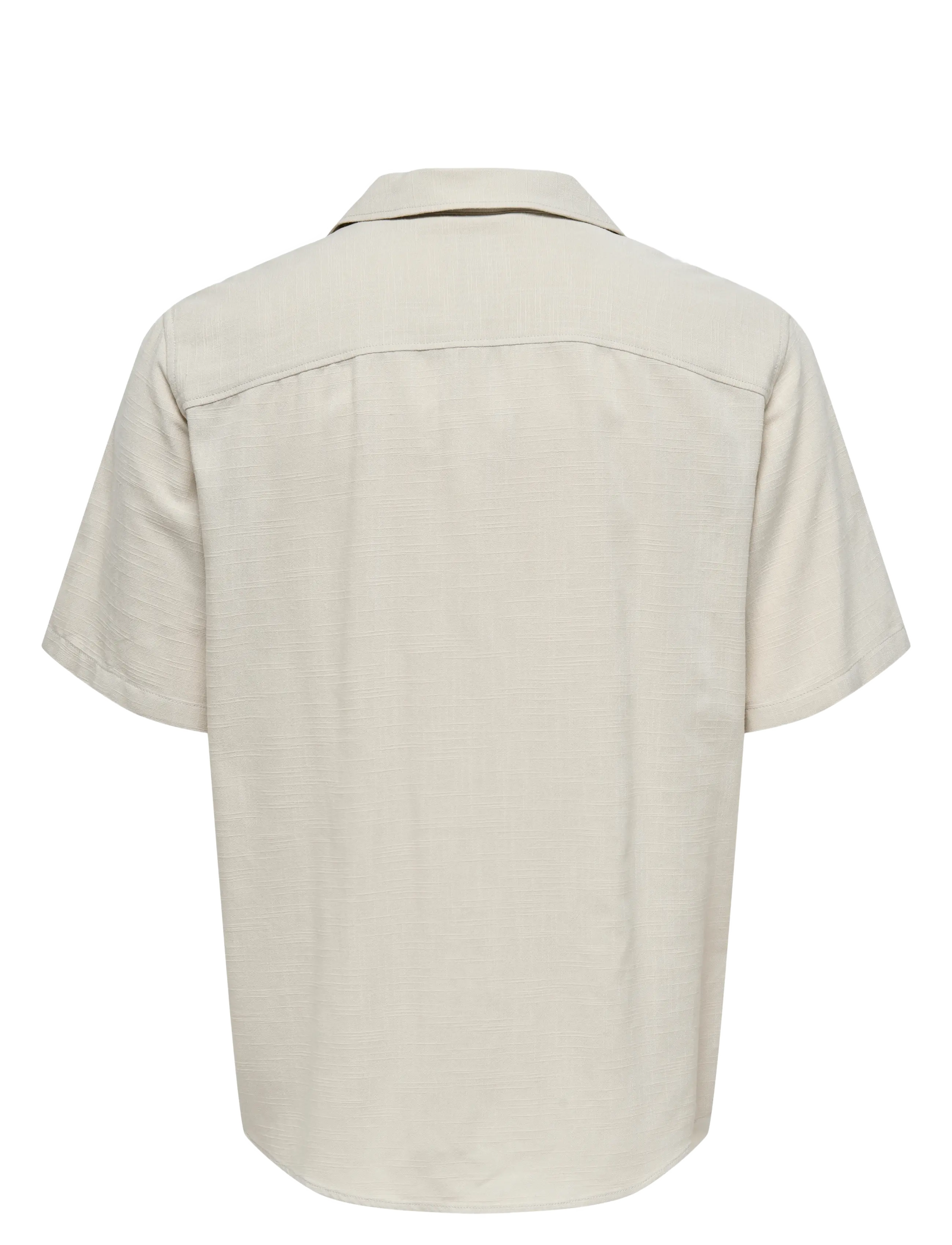 ONLY & SONS - ONSJANNICK STRUCTURE SS RESORT SHIRT - madalaimad hinnad - silver lining - 2