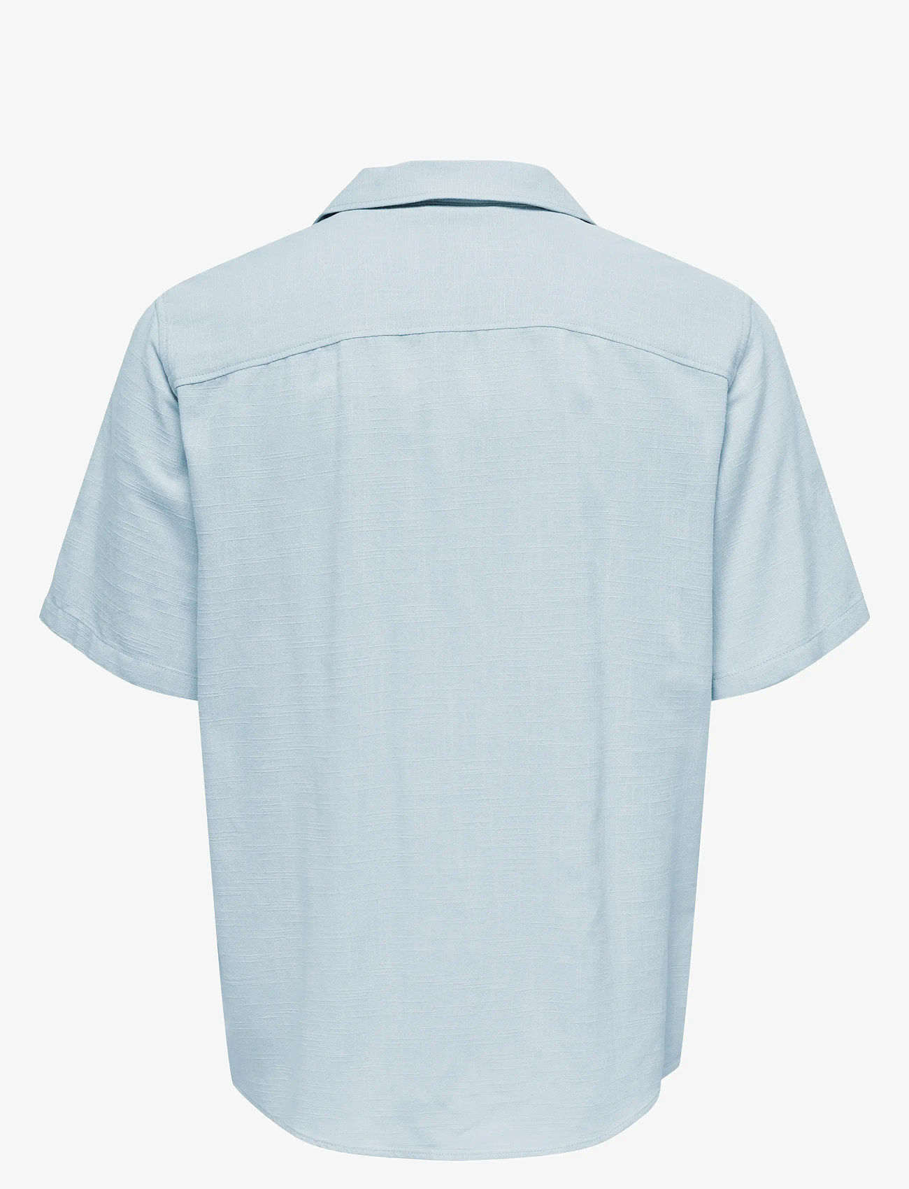ONLY & SONS - ONSJANNICK STRUCTURE SS RESORT SHIRT - kurzarmhemden - skyway - 1