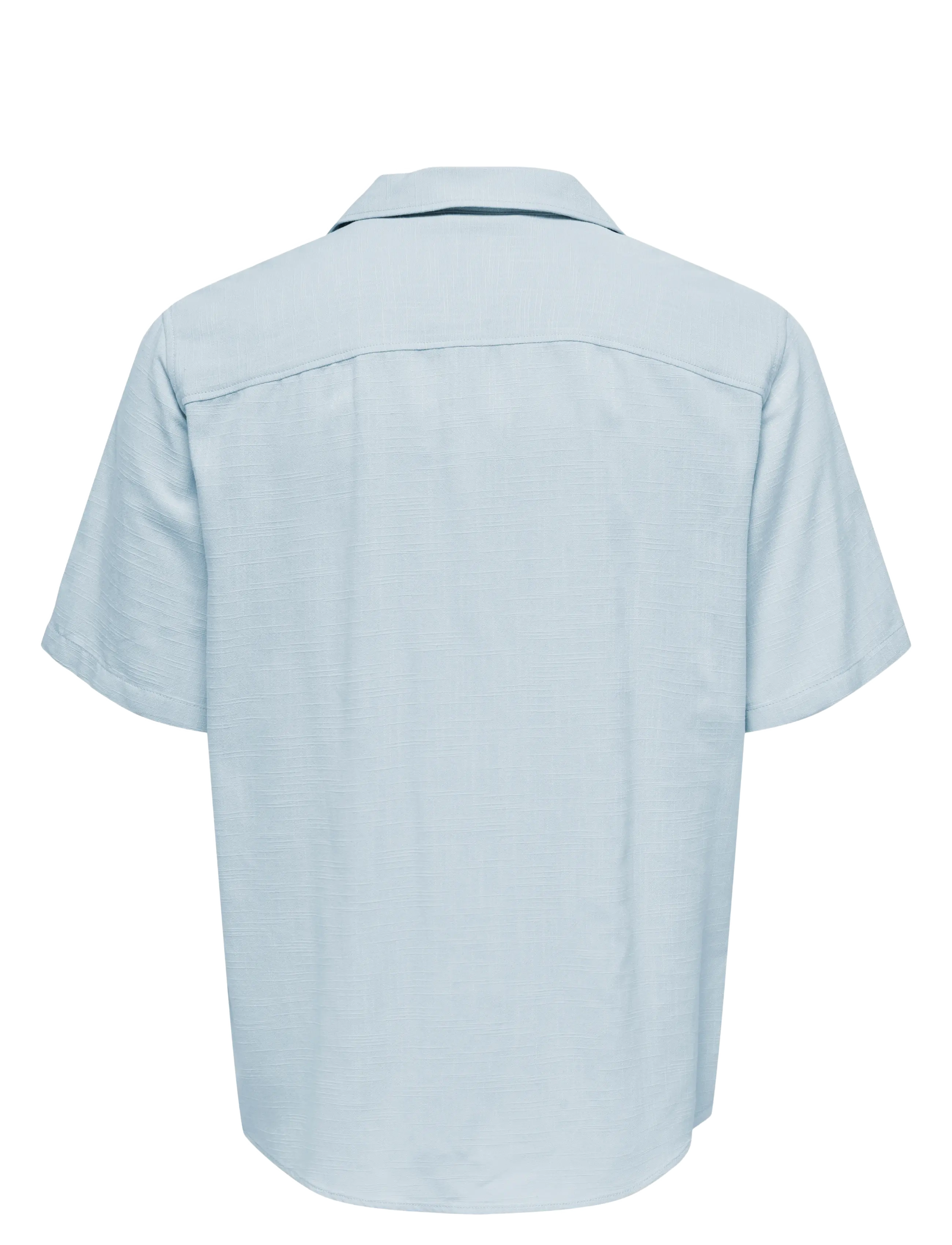 ONLY & SONS - ONSJANNICK STRUCTURE SS RESORT SHIRT - short-sleeved shirts - skyway - 2