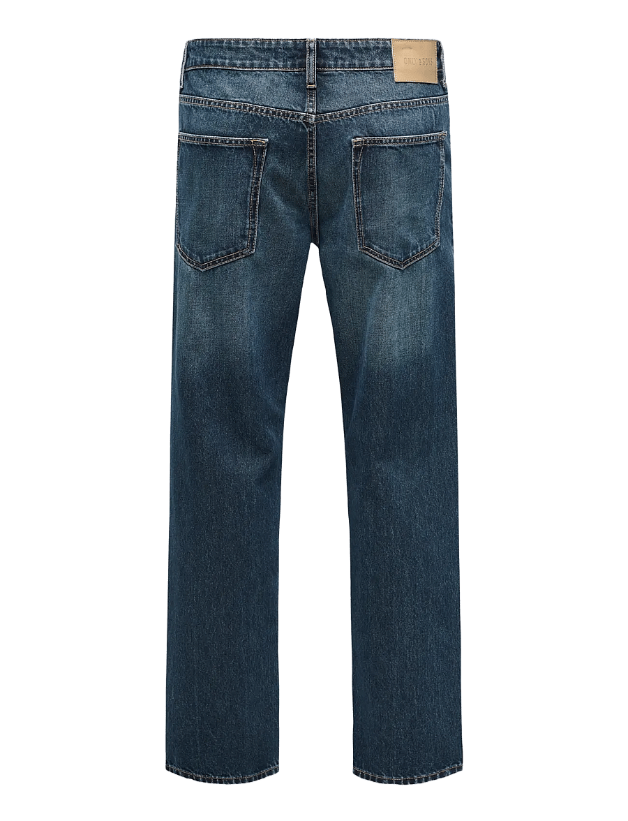 ONLY & SONS - ONSEDGE STRAIGHT DB 2103 AZG DNM - dark blue denim - 1