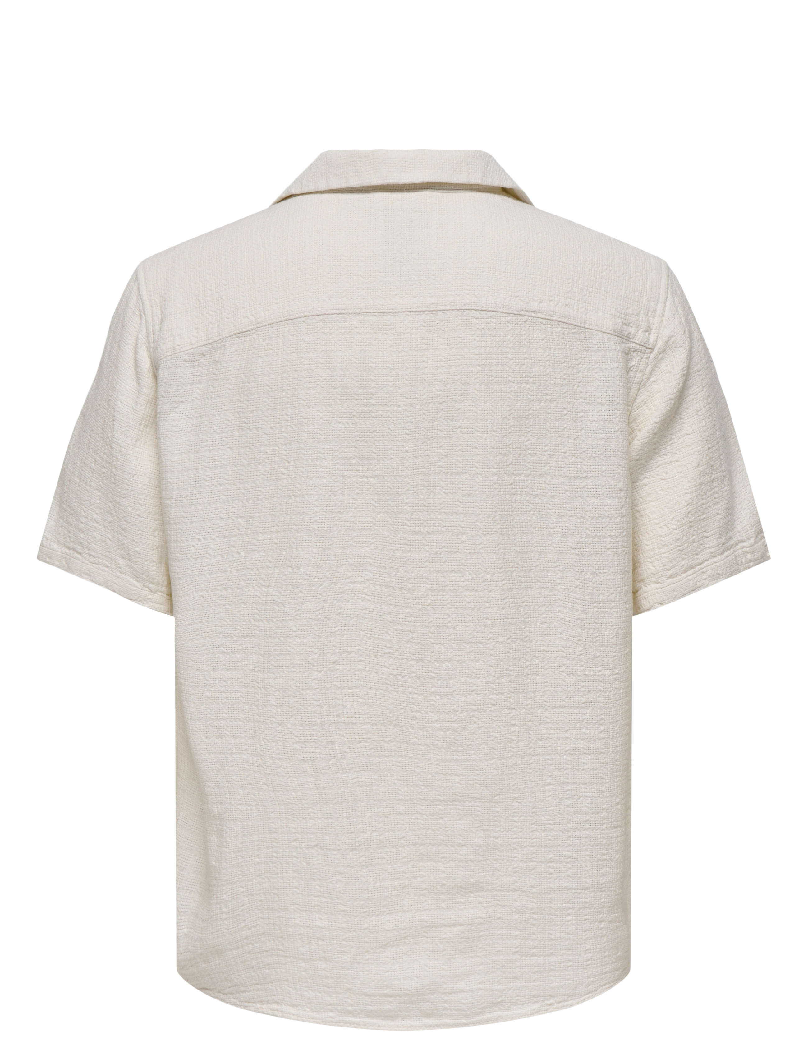 ONLY & SONS - ONSLATHAM REG RESORT STRUC 0257 NOOS - hørskjorter - cloud dancer - 2
