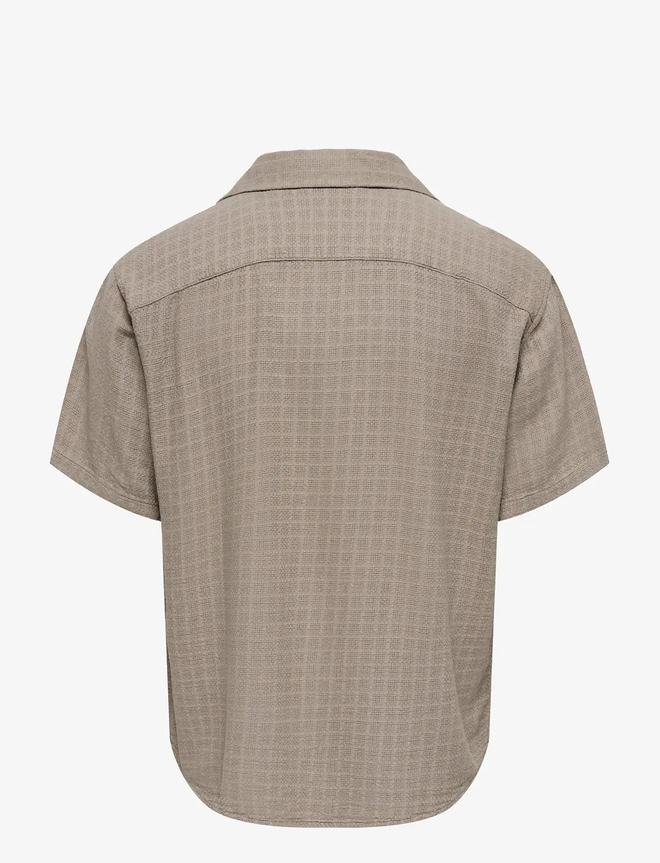 ONLY & SONS - ONSLATHAM REG RESORT STRUC 0257 NOOS - linased särgid - desert taupe - 2