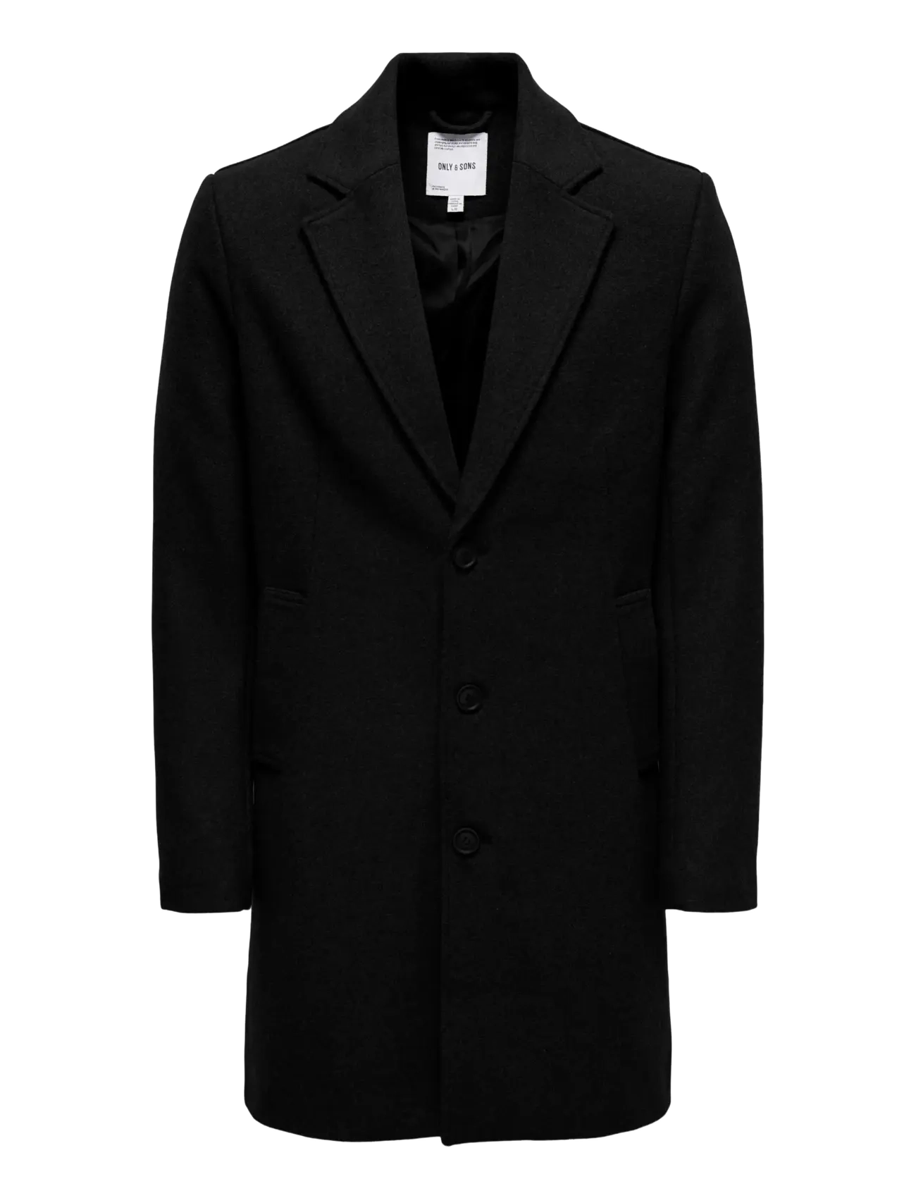 ONLY & SONS ONSMATTHEW WOOL COAT OTW NOOS - Jackets & Coats - BLACK / black