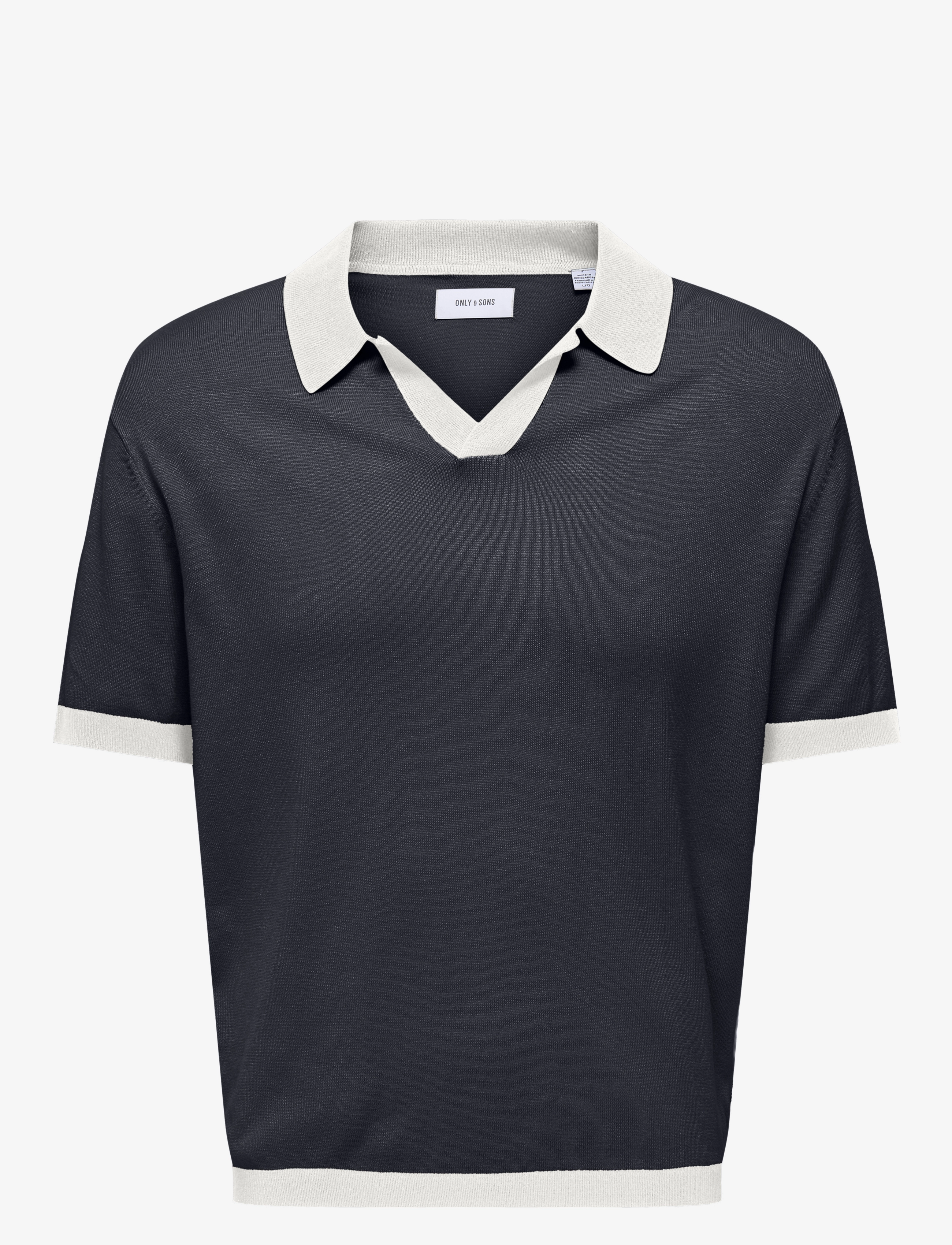 Onsadrian Reg 12 Ss Contrast Polo Knit