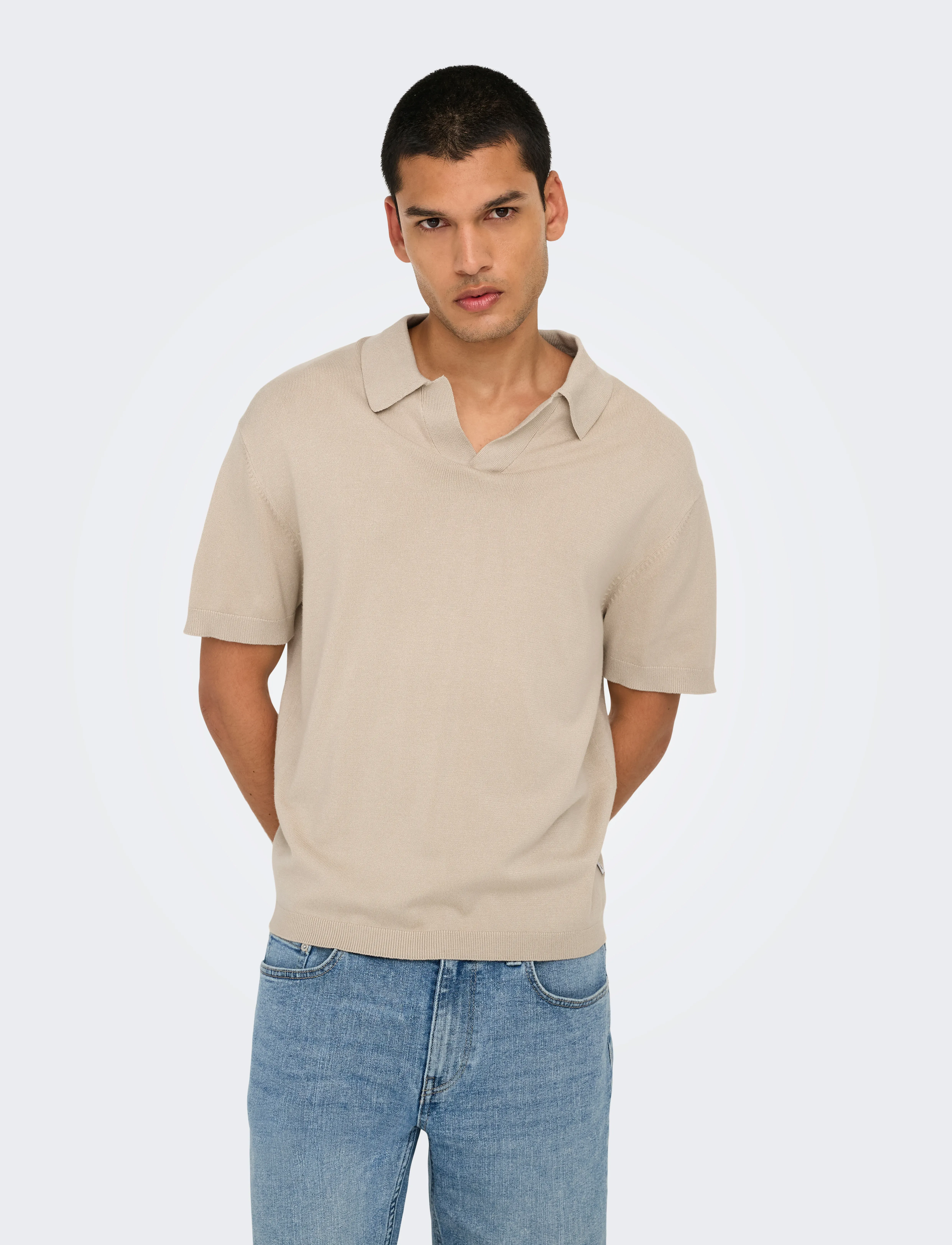 Onsadrian Reg 12 Ss Contrast Polo Knit 4