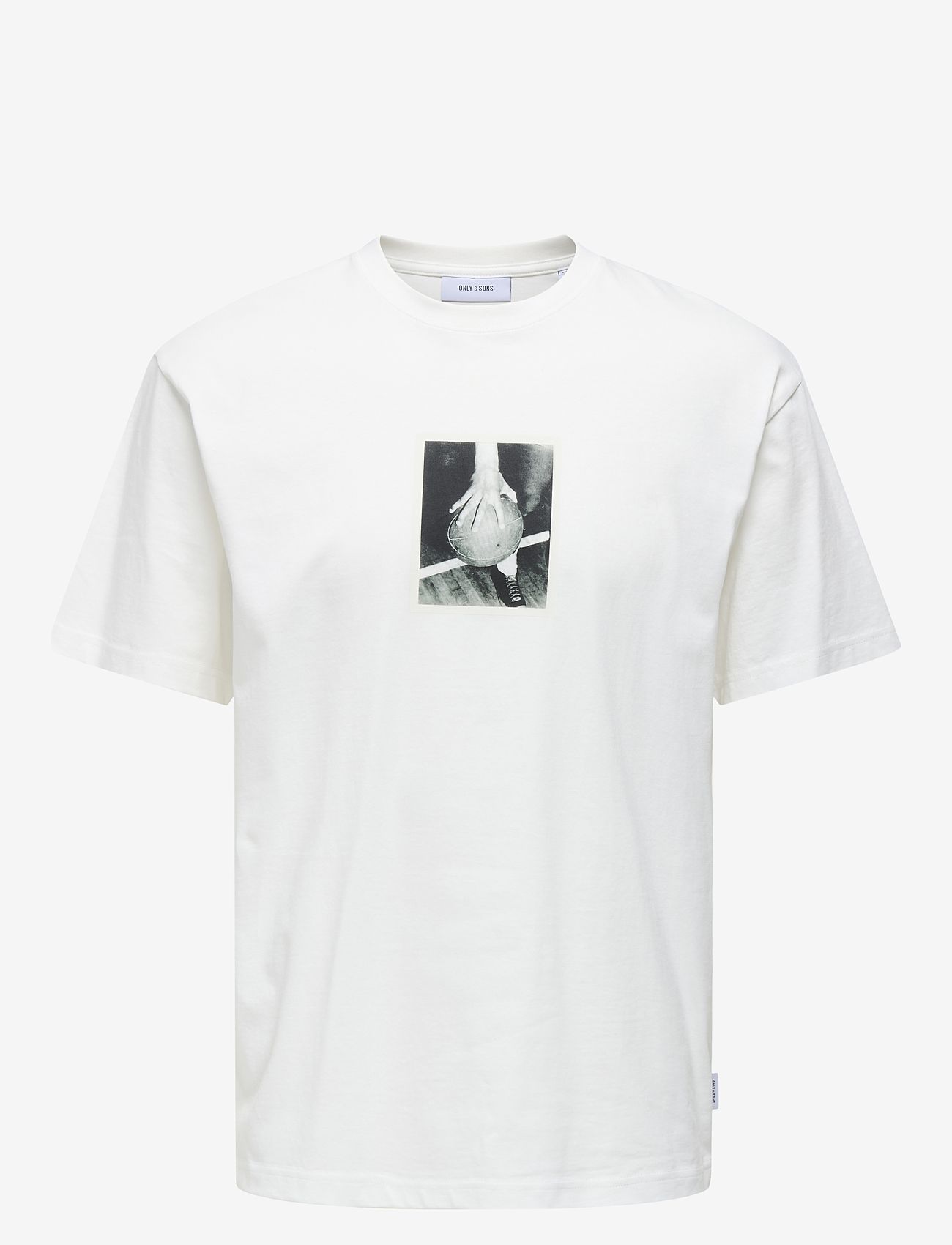 ONLY & SONS - ONSDASH RLX SS TEE VD - autumn clothing - cloud dancer - 0