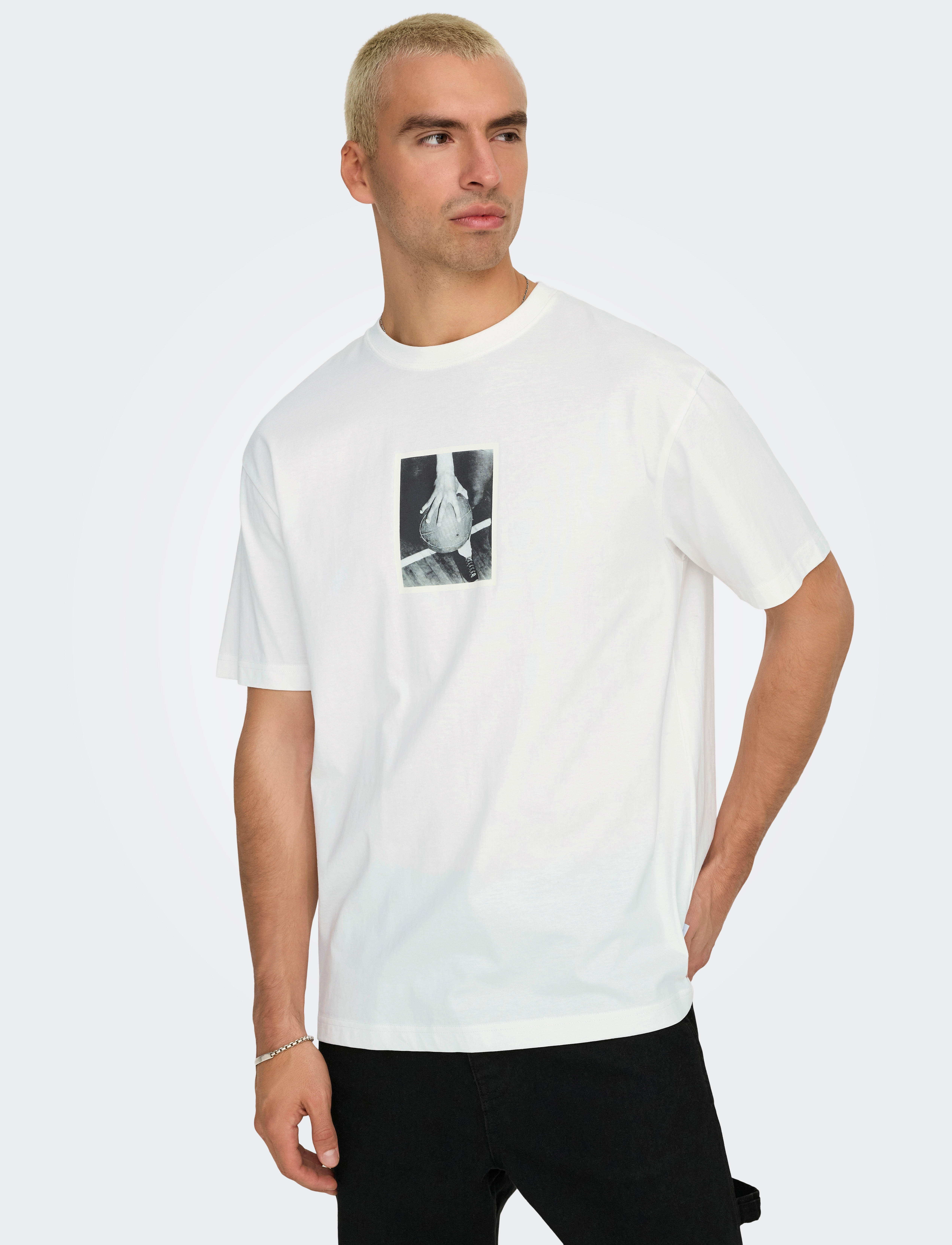 ONLY & SONS - ONSDASH RLX SS TEE VD - lowest prices - cloud dancer - 5