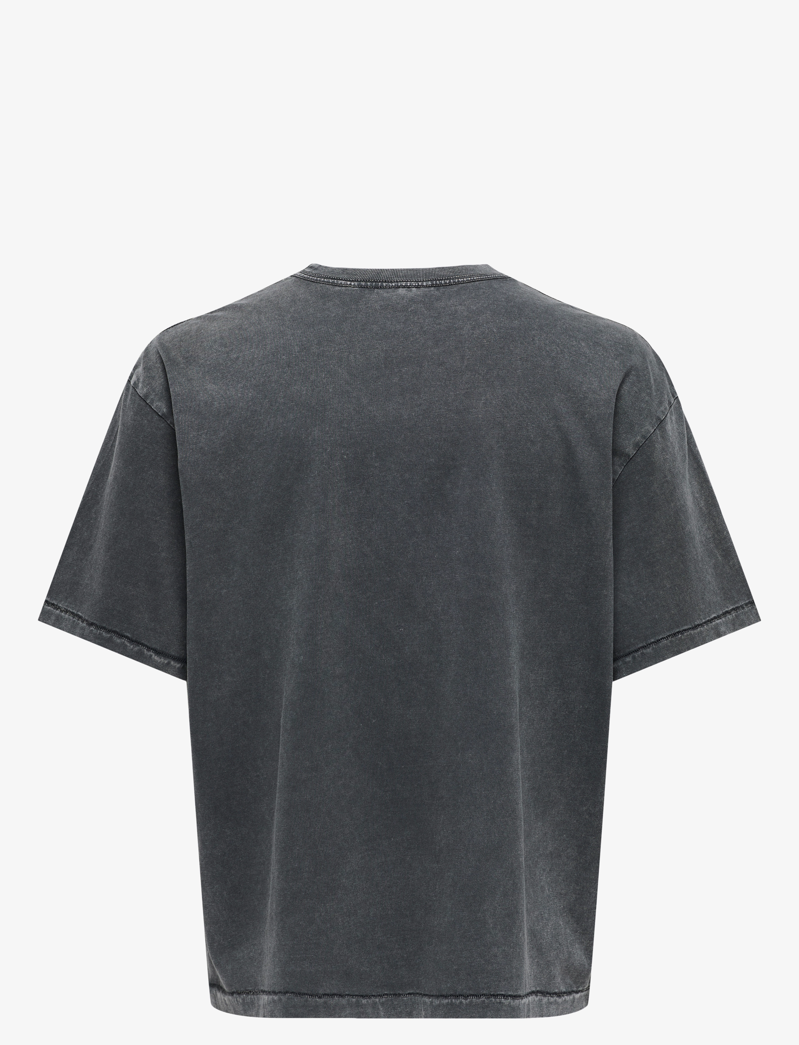 ONLY & SONS - ONSDEVIN OVZ WASHED SS TEE VD - lühikeste varrukatega t-särgid - black - 2