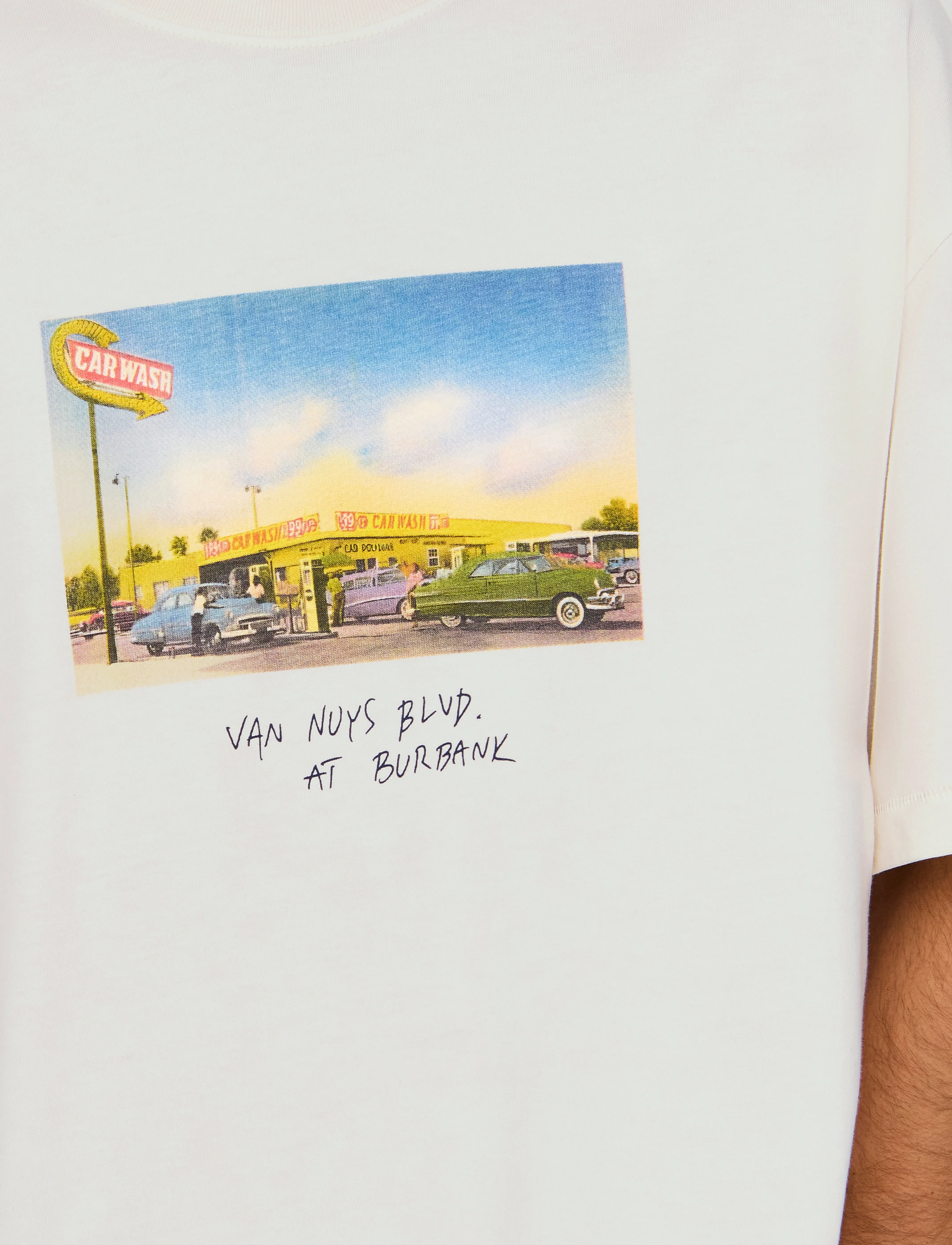 ONLY & SONS - ONSDEVIN OVZ WASHED SS TEE VD - stutterma bolir - cloud dancer - 5