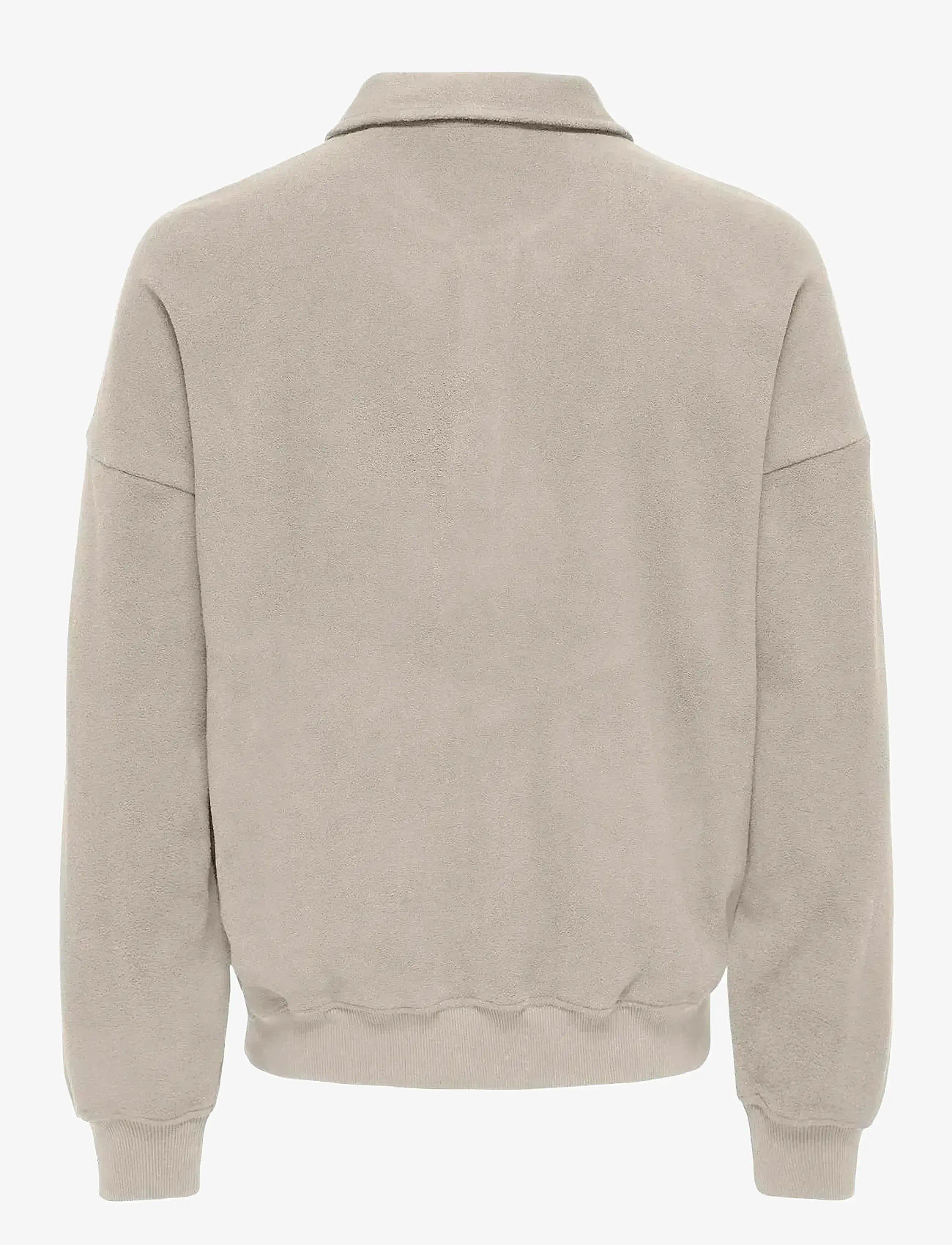 ONLY & SONS - ONSDOMINIC RLX LS RUGBY SWEAT VD - langärmelig - silver lining - 1