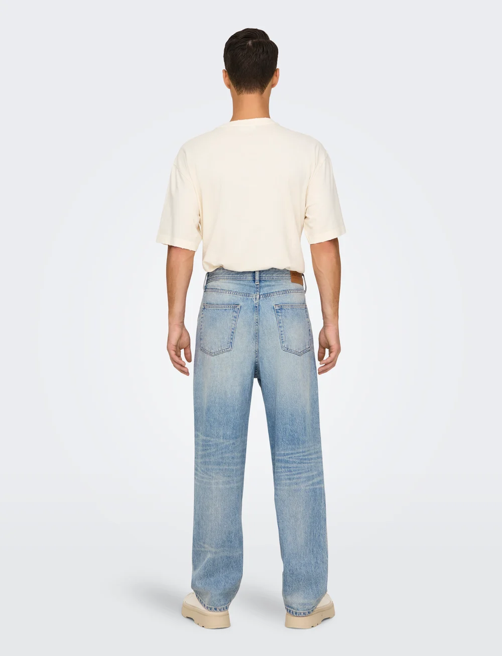 ONLY & SONS - ONSFADE LOOSE LB 2330 TAI DNM NOOS - tavalised teksad - light blue denim - 3