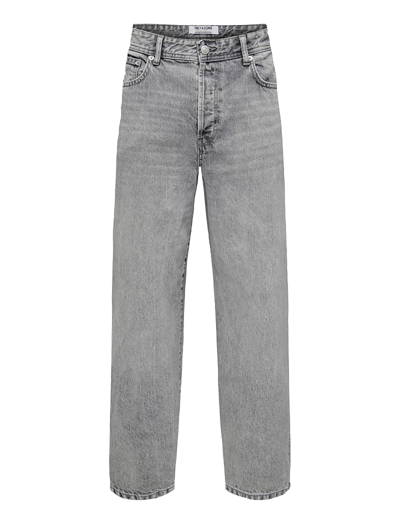 ONLY & SONS - ONSFADE LOOSE MG 2332 TAI DNM NOOS - loose jeans - medium grey denim - 1