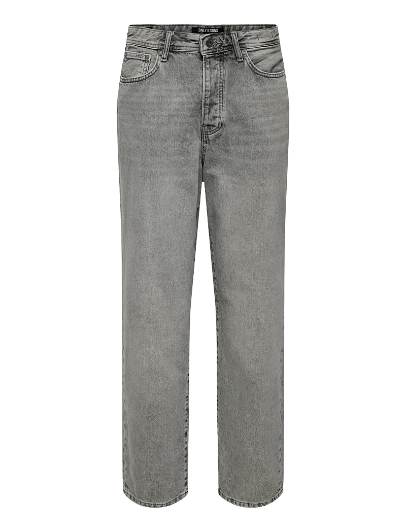 ONLY & SONS - ONSFADE LOOSE MG 2332 TAI DNM NOOS - loose jeans - medium grey denim - 1