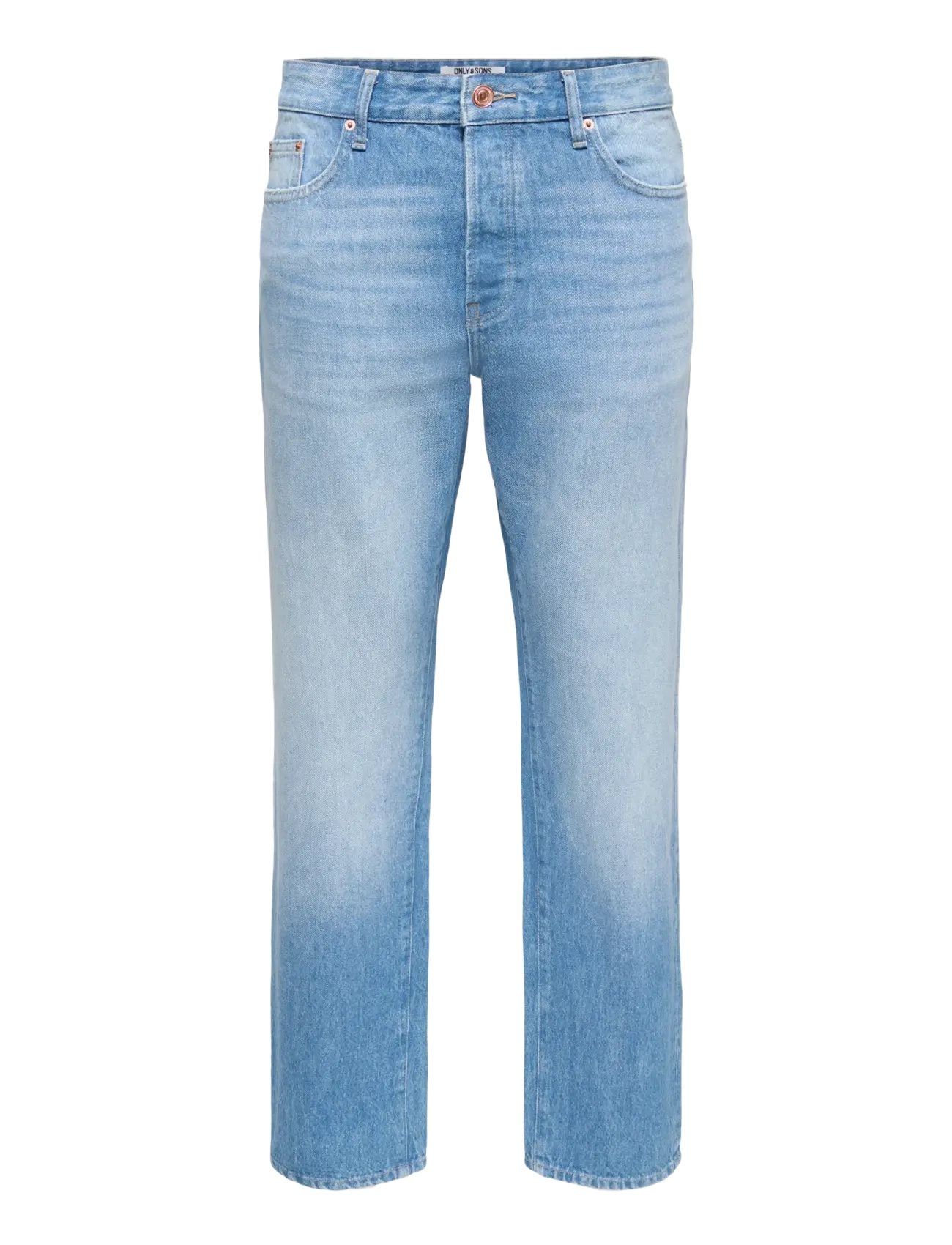 ONLY & SONS ONSEDGE STRAIGHT MB 2344 AZG DNM - Clothing - MEDIUM BLUE DENIM / blue