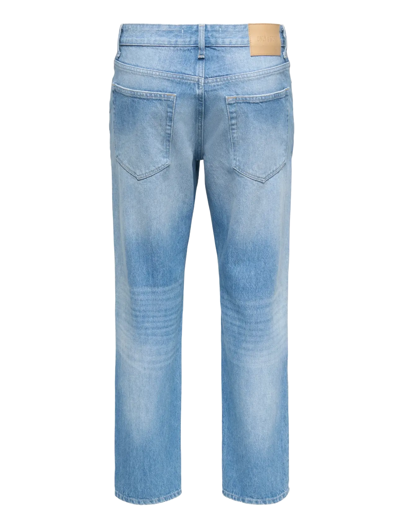ONLY & SONS - ONSEDGE STRAIGHT MB 2344 AZG DNM - regular jeans - medium blue denim - 2
