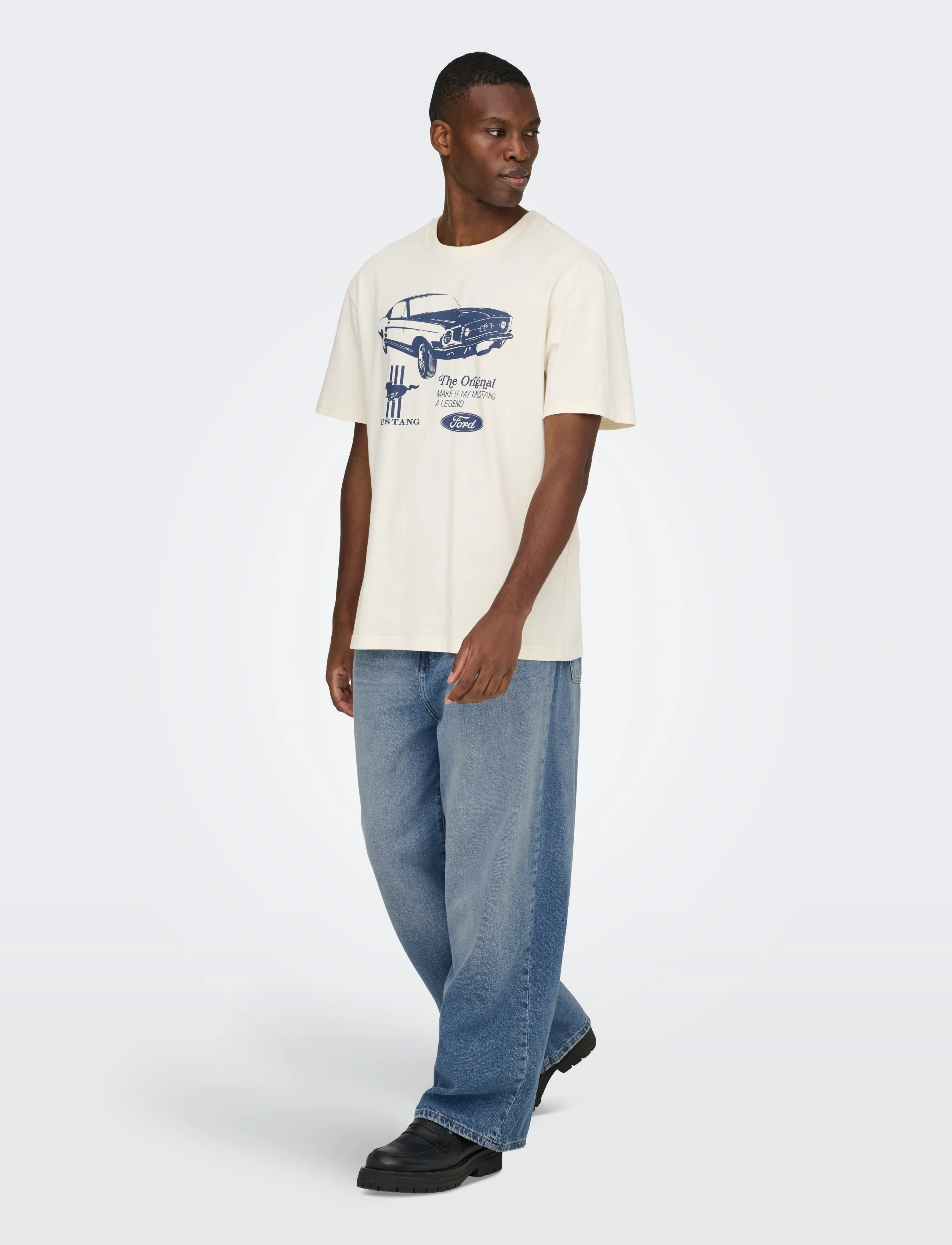 ONLY & SONS ONSCARL BALLOON MB 2356 TAI DNM - Vintergarderobe - MEDIUM BLUE DENIM / blue