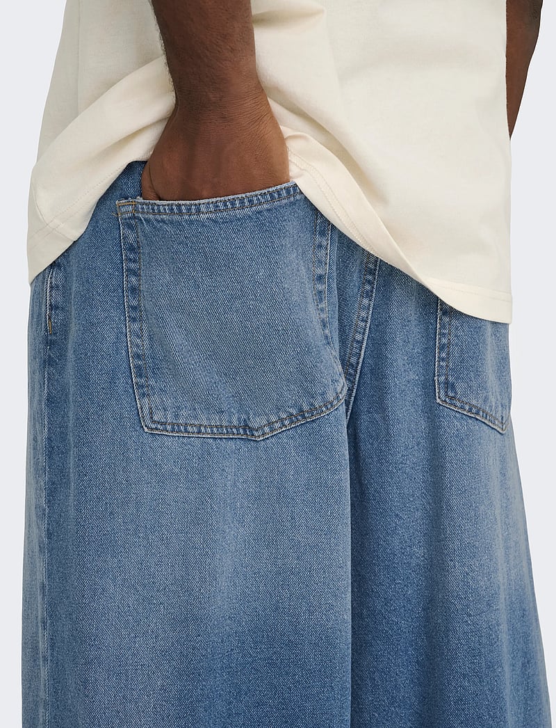 ONLY & SONS - ONSCARL BALLOON MB 2356 TAI DNM - loose jeans - medium blue denim - 5