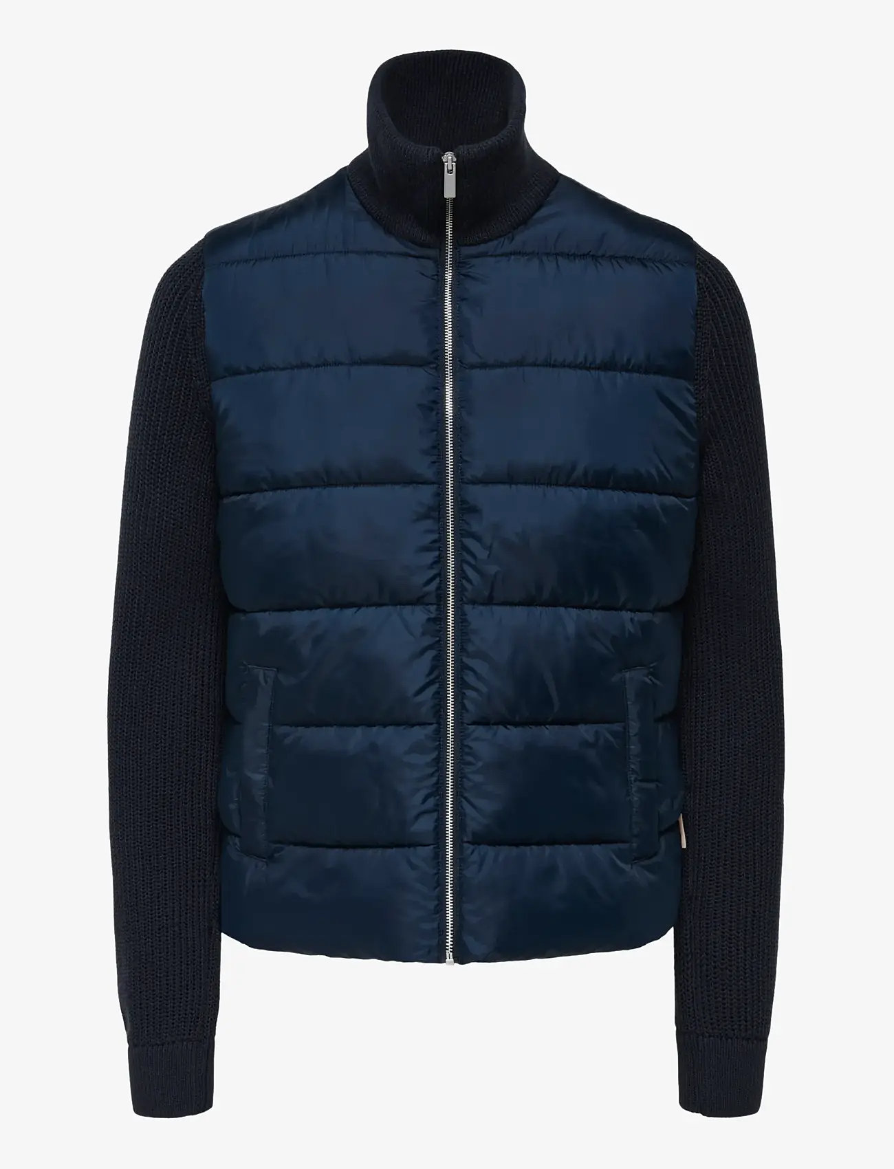 ONLY & SONS - ONSMANE LIFE MIXED JACKET OTW - hybrid jackets  - navy blazer - 1